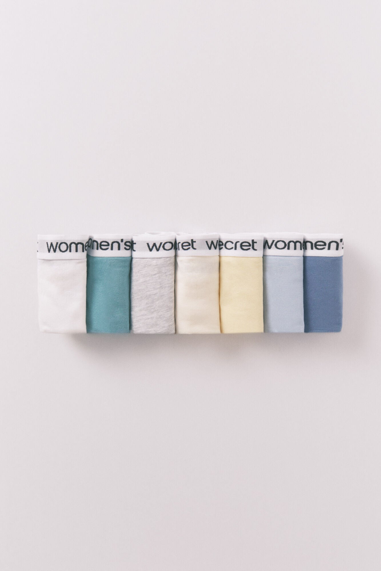 Women Secret_Multi-Color_Pack of 7 Classic White Logo Panties_4932674_97_02