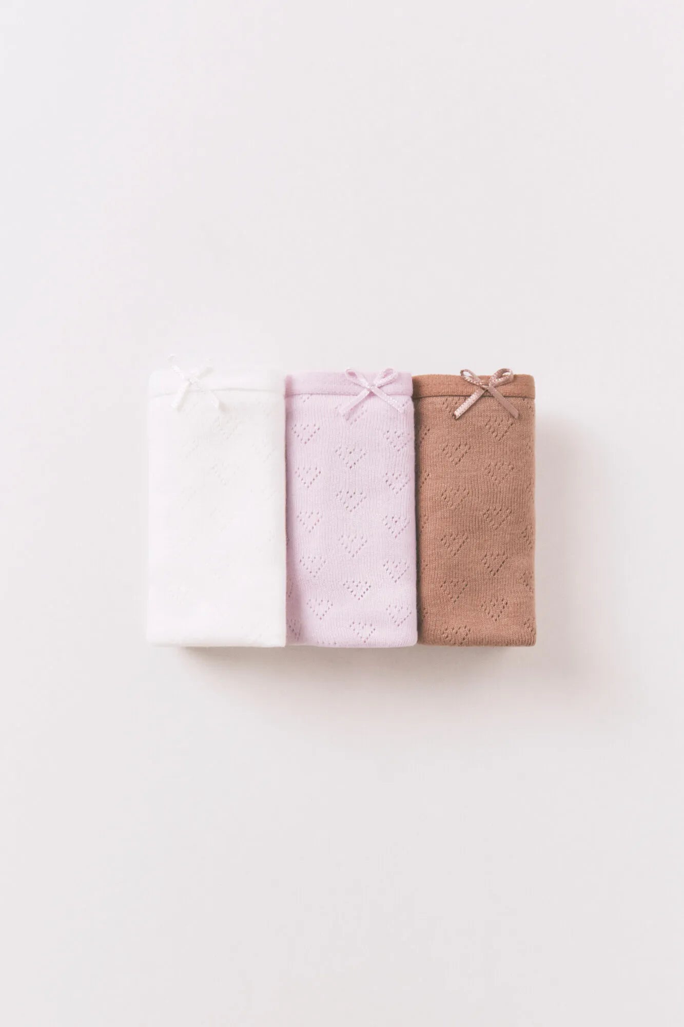 Women Secret_White Print_3-Pack Classic Ribbed Cotton Bow Panties_4933615_97_03