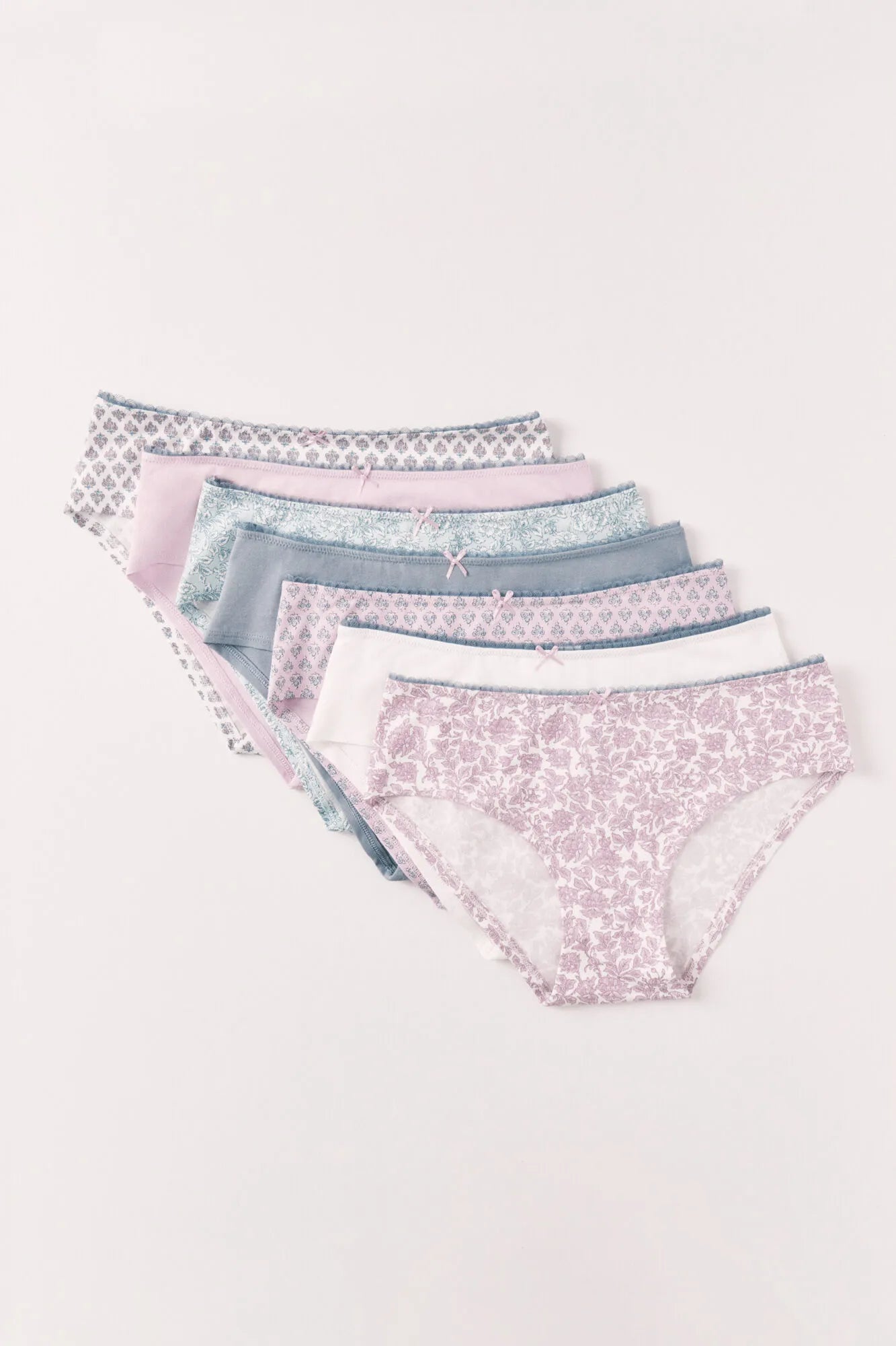 Women Secret Multicoloured Women Multi-Coloured Cotton Mixed Print 7-Pack Culottes Panties SKU: 4933655_98 Image 02