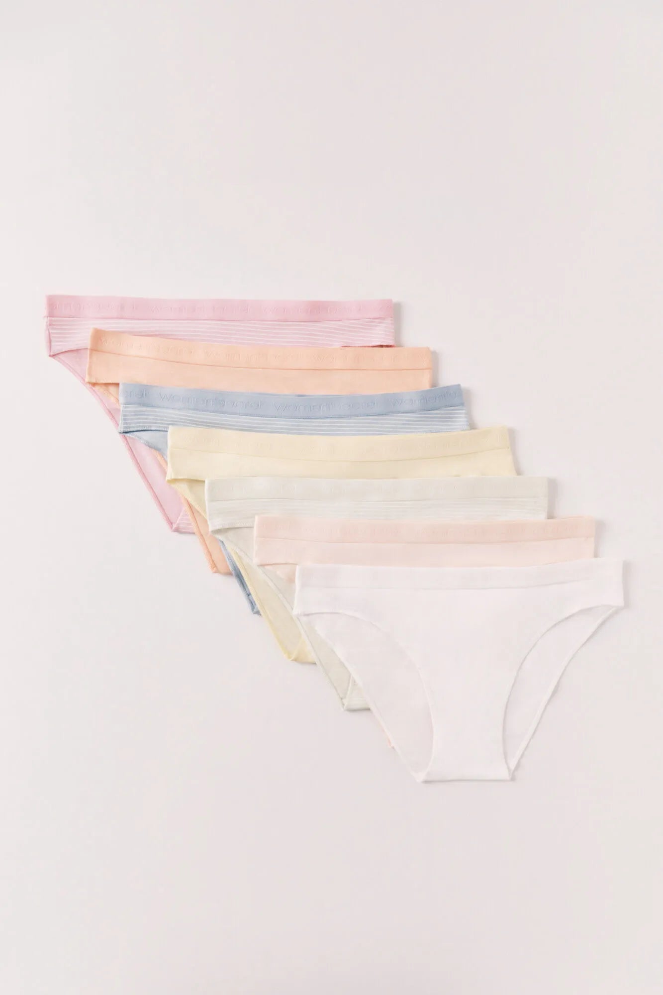 Women Secret Multicoloured Women Cotton 7-Pack Classic Soft Logo Panties SKU: 4933672_98 Image 02