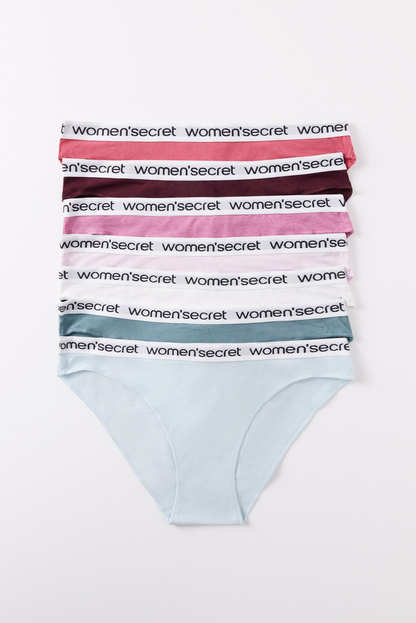 Women Secret_Pack of 7 Classic Cotton Panties with Logo_4939000_97_04