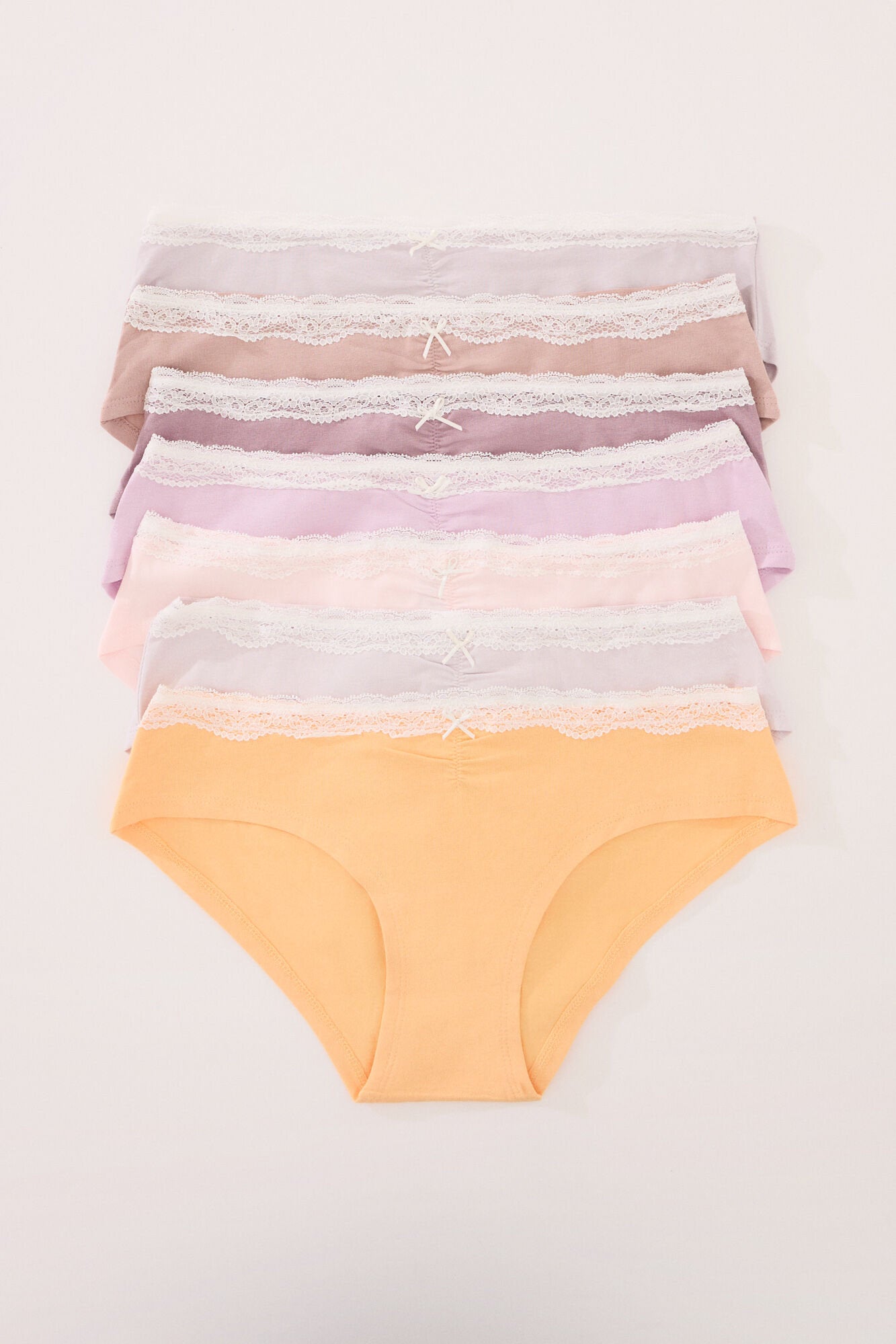 Women Secret_Pack of 7 Wide Cotton Panties with Mixed Lace Colours_4939015_97_01