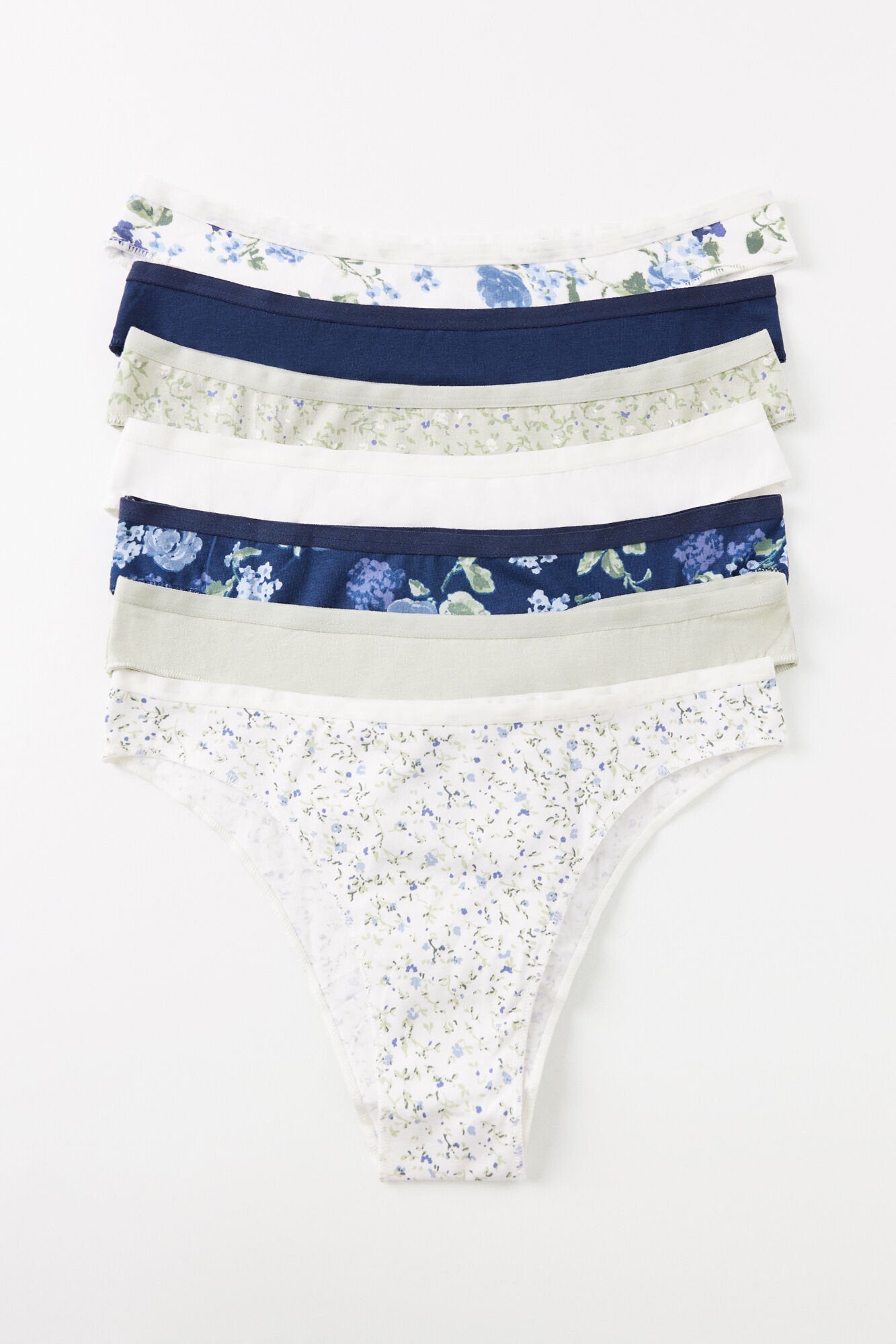 Women Secret_Pack of 7 Plain and Print Cotton Brazilian Panties_4939943_98_01