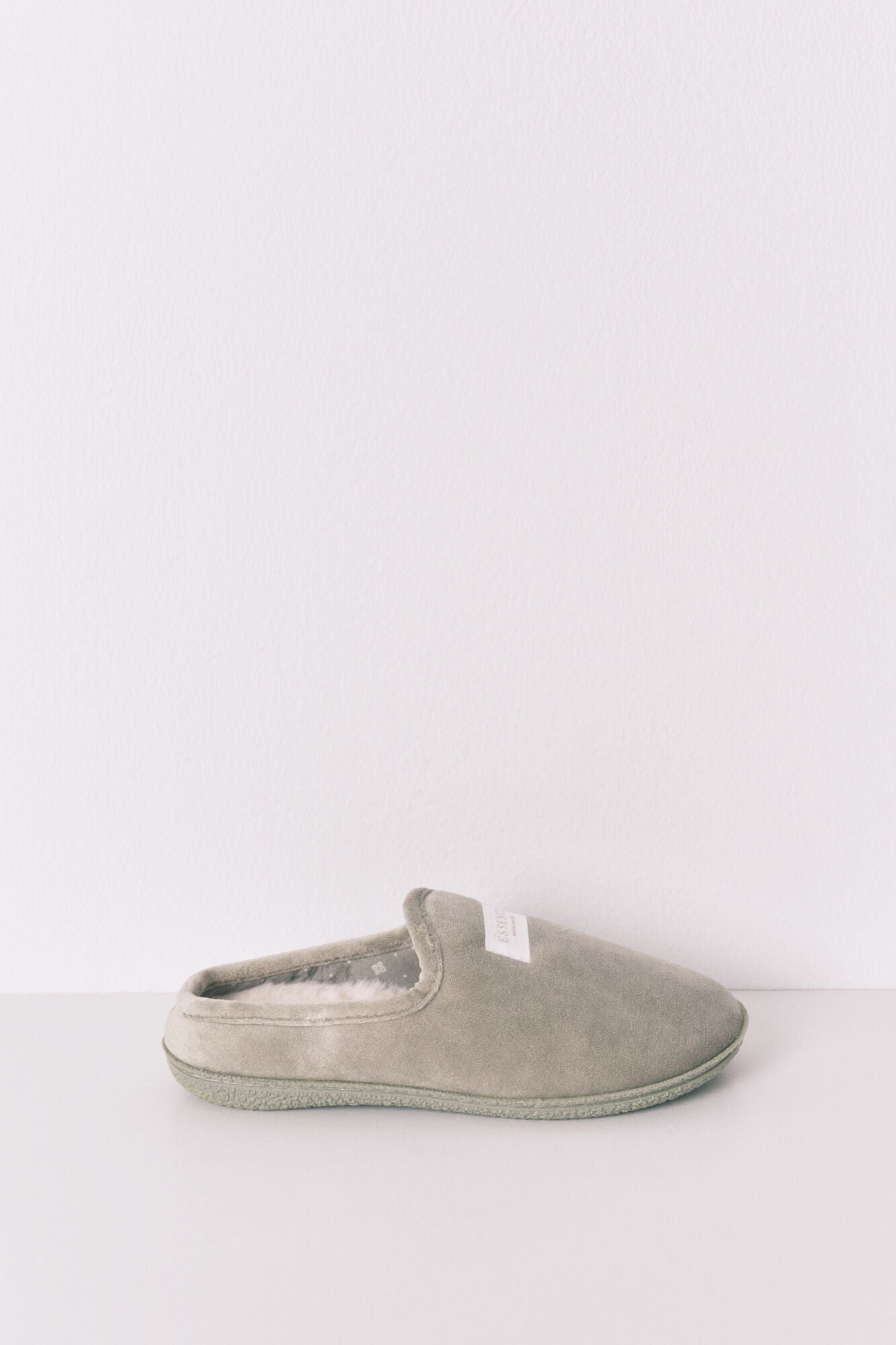 Women Secret_Dark Khaki_Green Velour Slippers_4992551_91_05