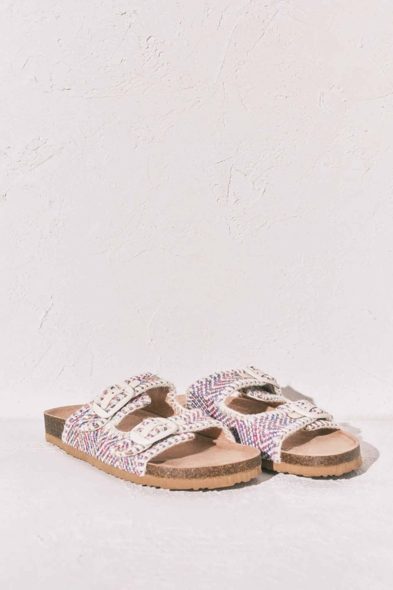 Women Secret Multicoloured Women Topstitched Strap Sandal SKU: 4993719_98 Image 03