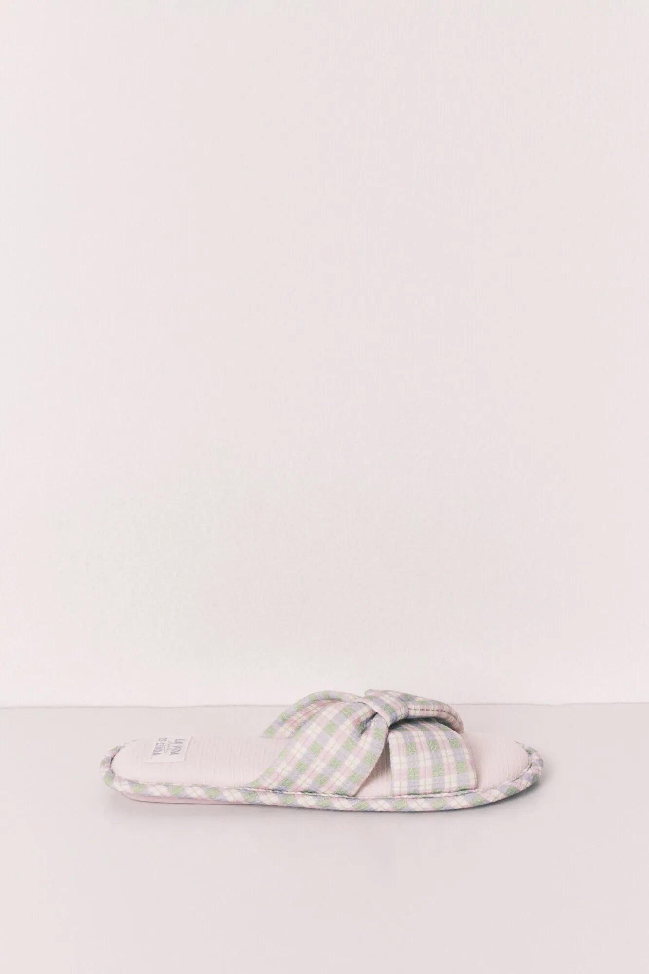 Women Secret Pink Women Plaid Knot Slippers SKU: 4993721_73 Image 05