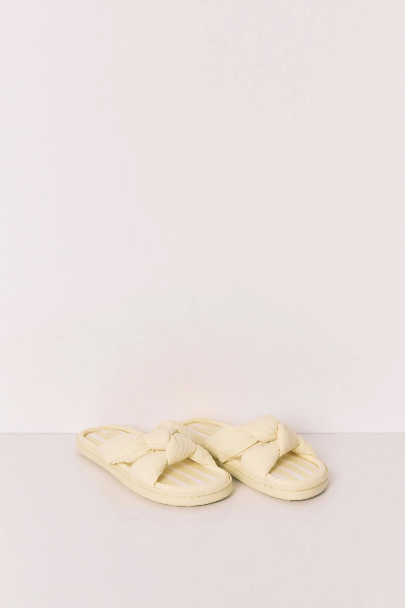 Women Secret Yellow Women Yellow Volume Bow Slippers SKU: 4993731_04 Image 04
