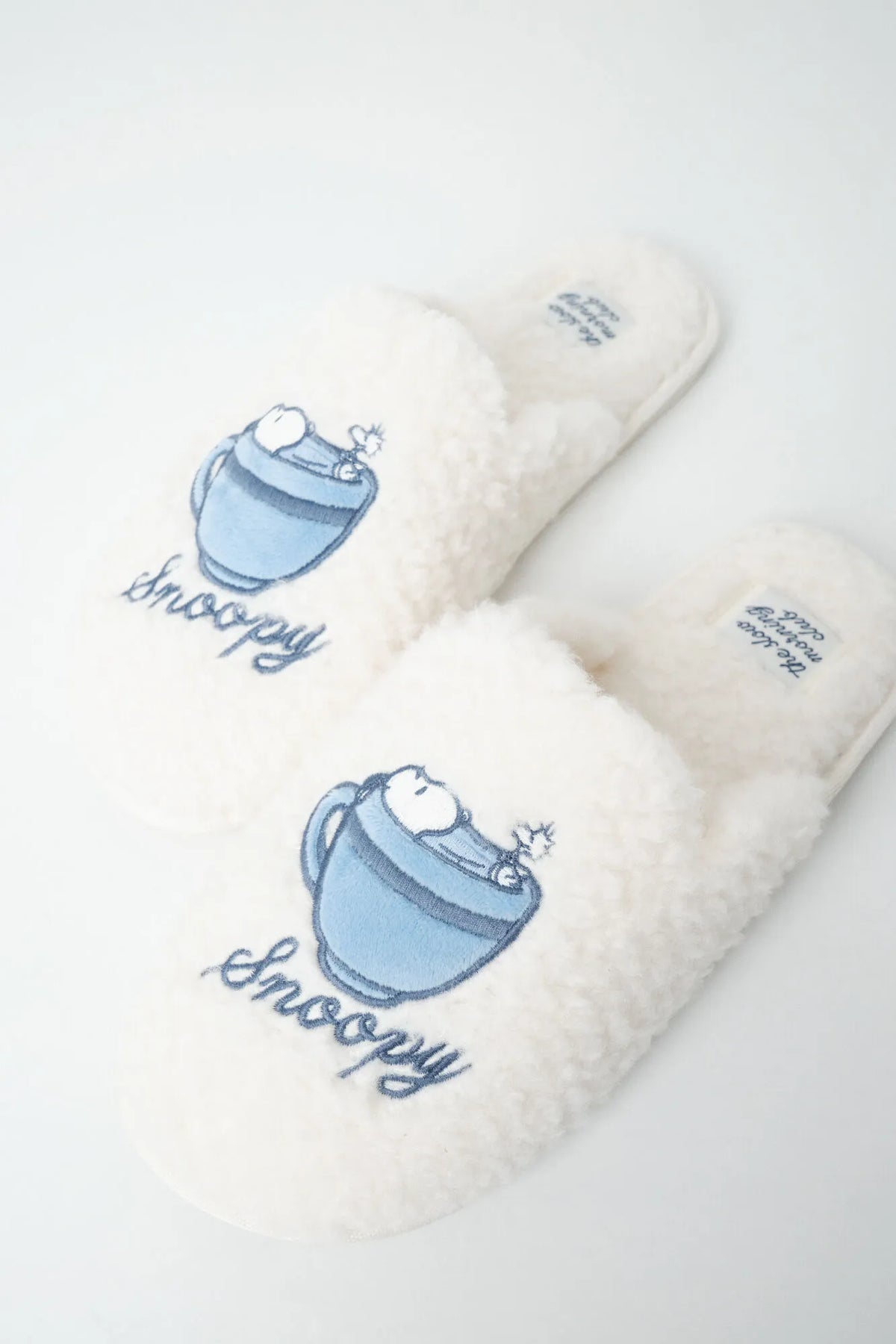 Women Secret Ivory Women Snoopy Faux Shearling Slippers SKU: 4994433_96 Image 01