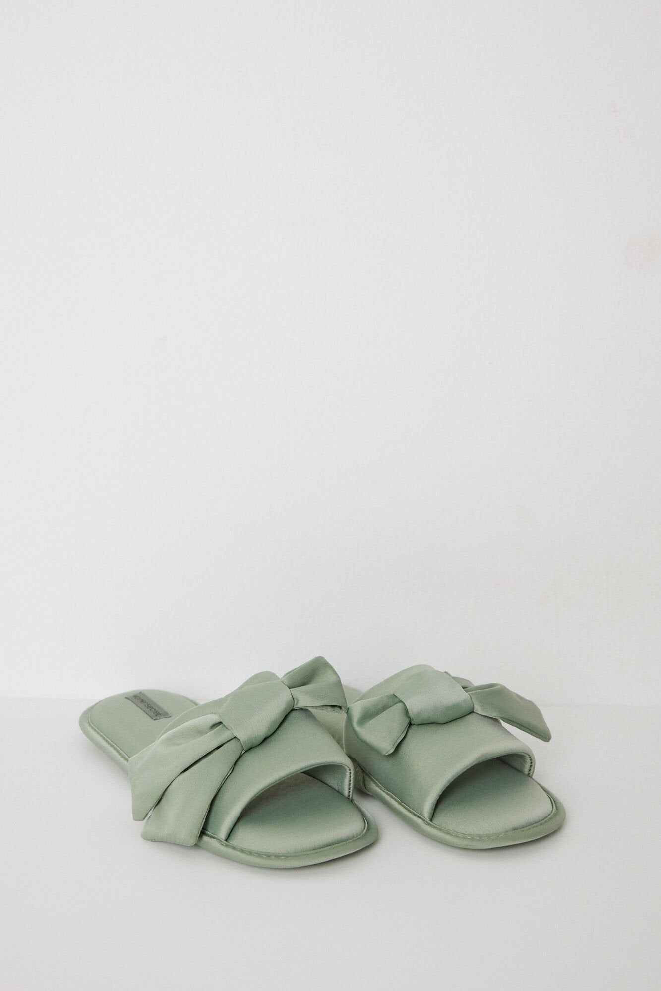 Women Secret_Green Bow Or Tie Bow House Slippers_4999668_21_04