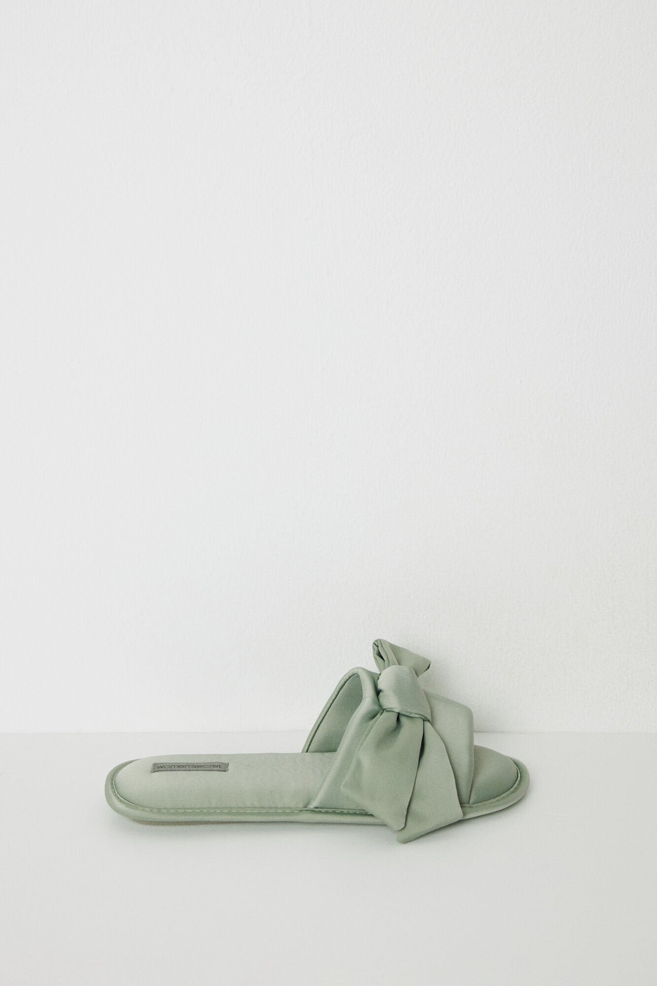 Women Secret_Green Bow Or Tie Bow House Slippers_4999668_21_05