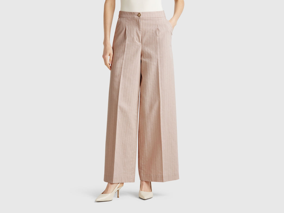 Benetton_Pinstripe Palazzo Trousers_49KBDF091_901_02