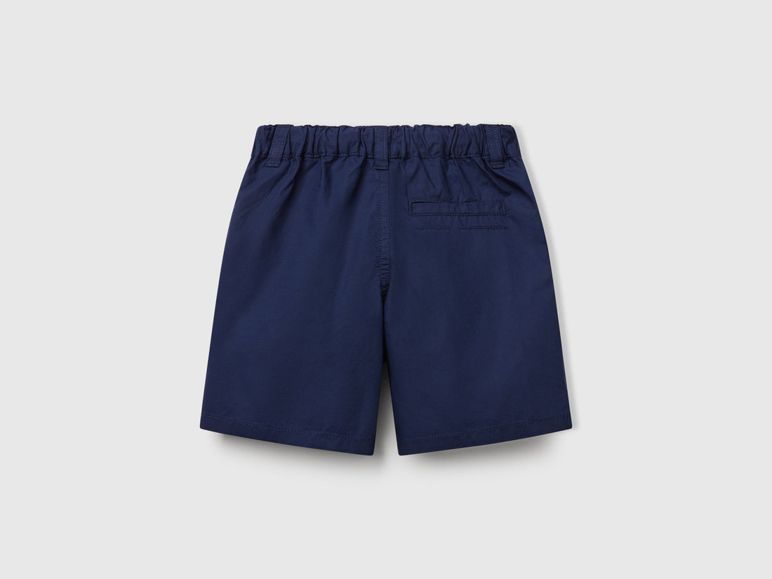 Benetton_100% Cotton Shorts with Drawstring_4AC7G902O_252_02