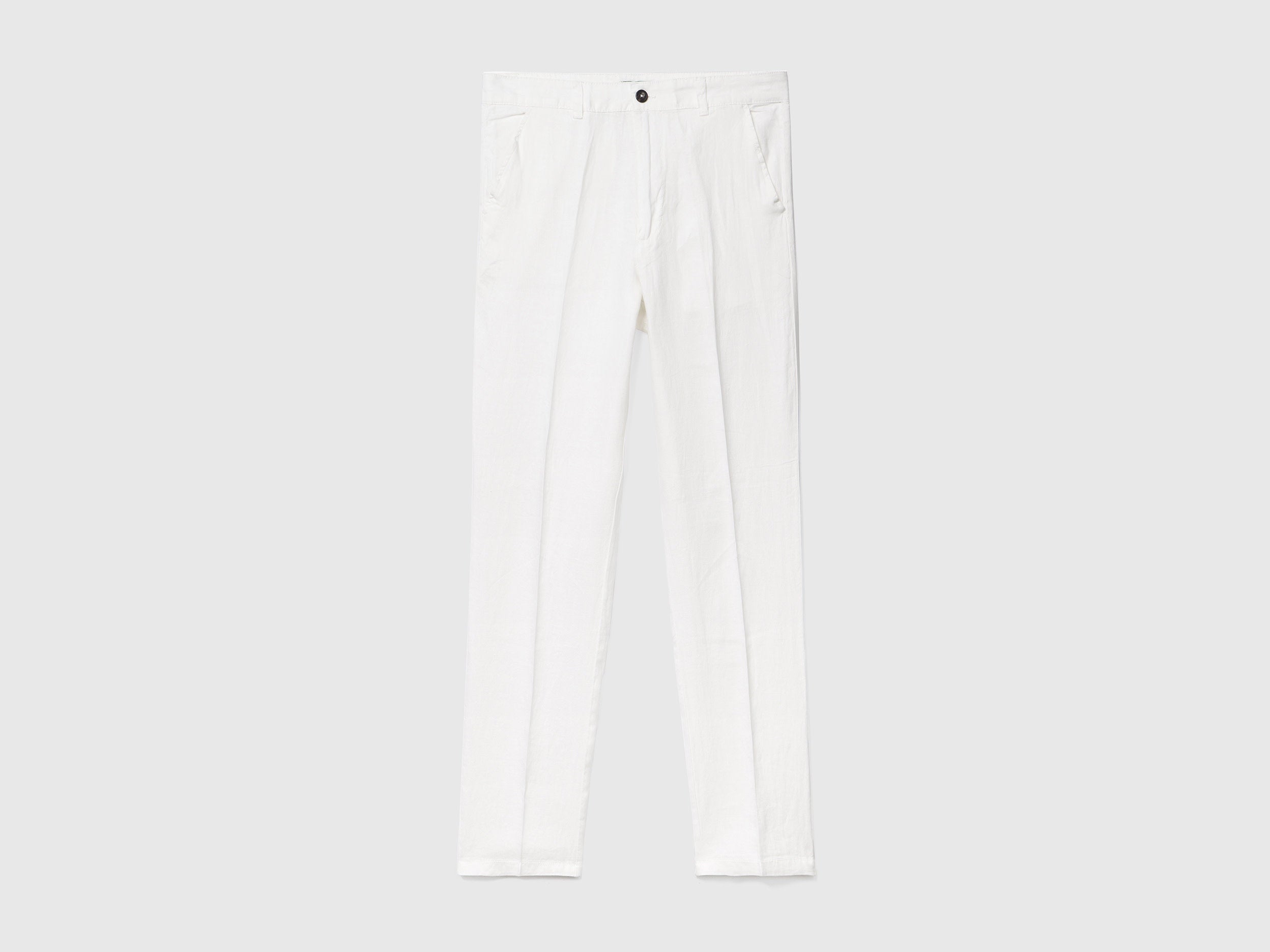 Benetton_Chinos in Pure Linen_4AGH55HW8_074_04