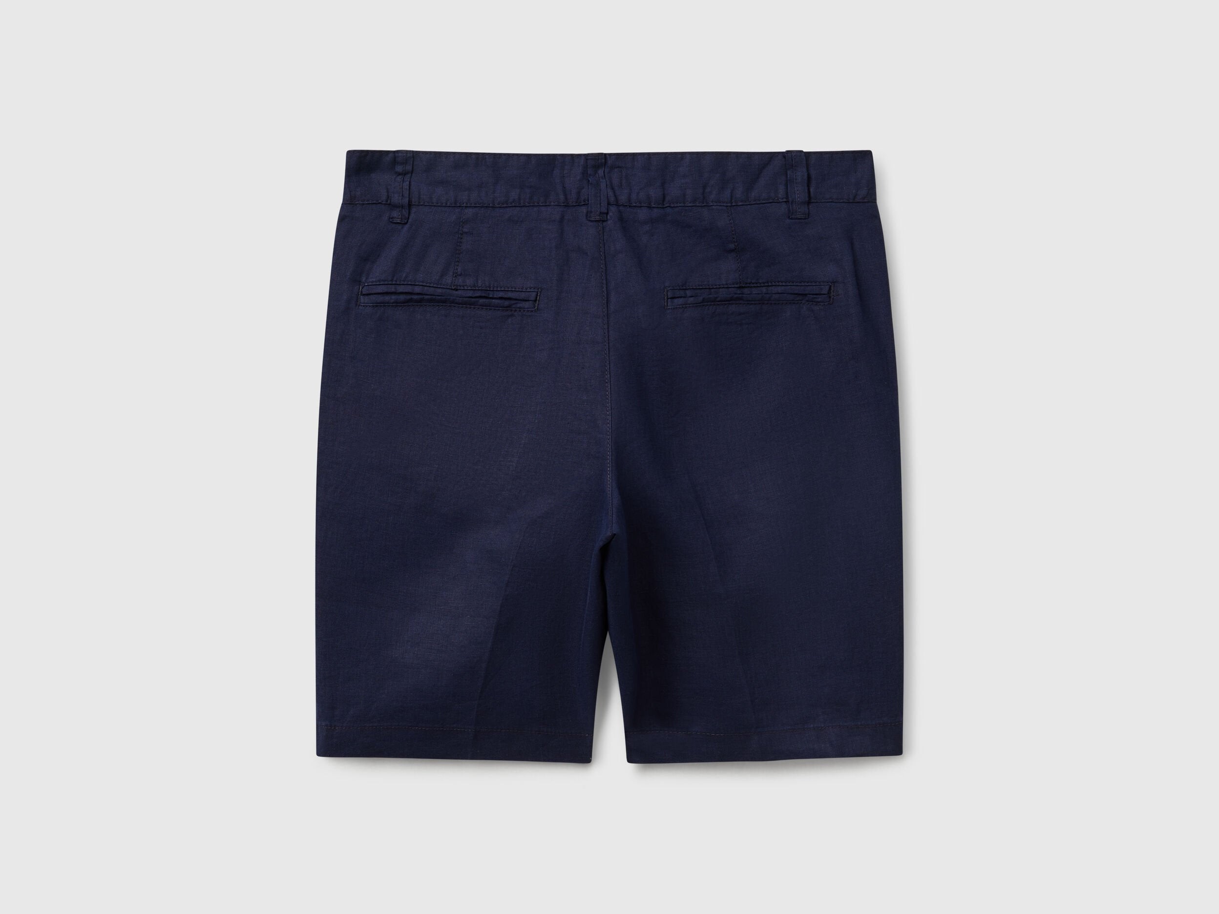 Benetton_Bermudas in Pure Linen_4AGH59548_016_05