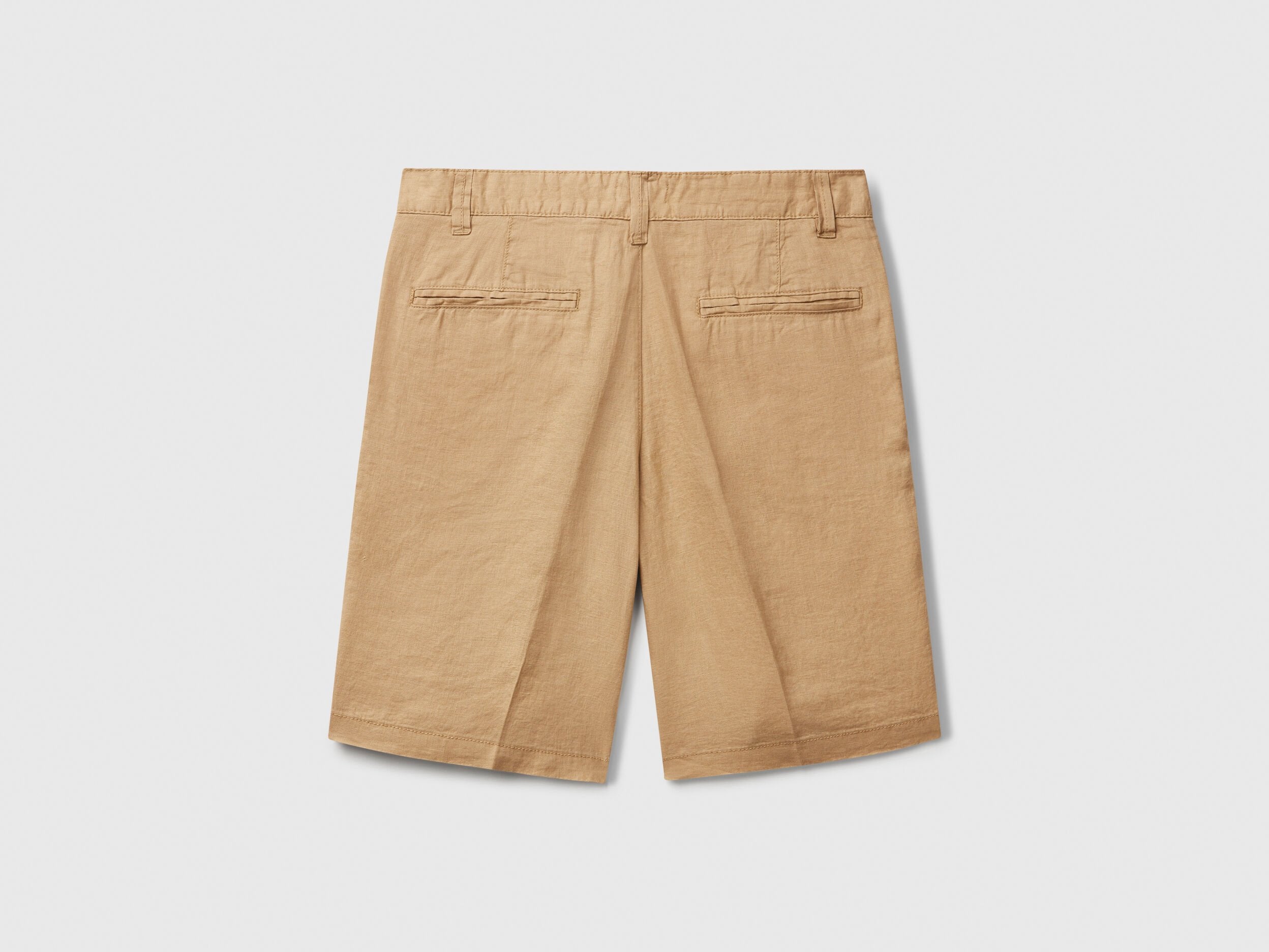 Benetton_Bermudas in Pure Linen_4AGH59548_393_05