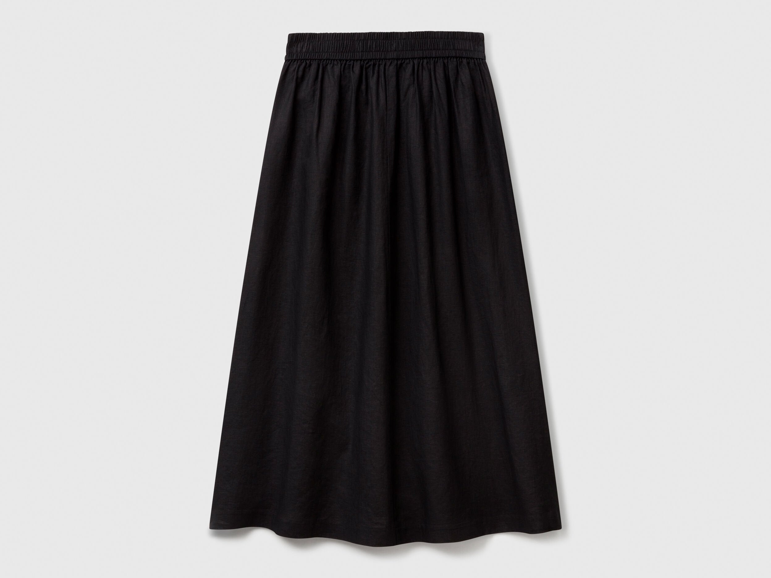 Benetton_Long Skirt in Pure Linen_4AGHD004L_100_05