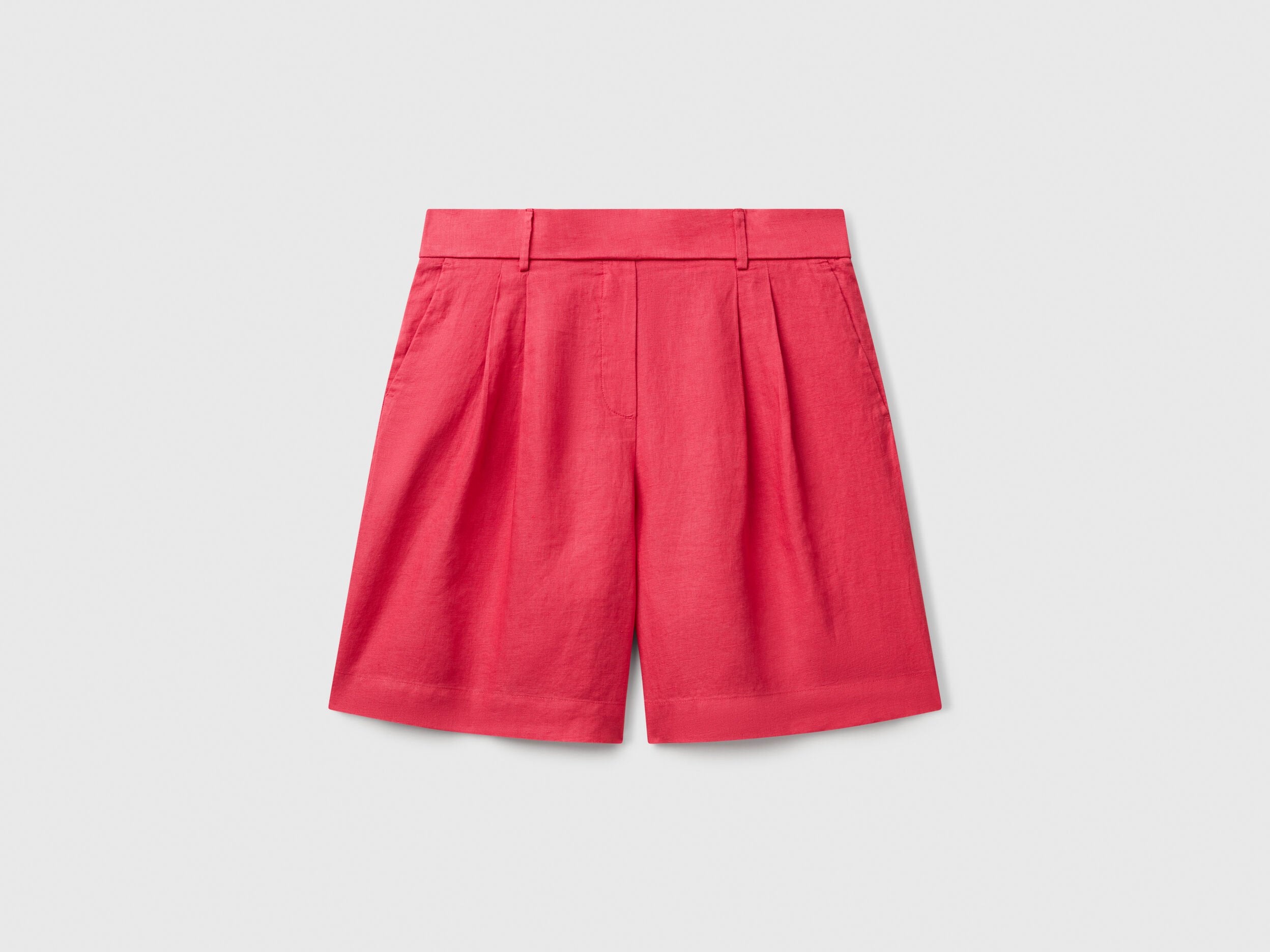 Benetton_100% Linen Bermudas_4AGHD901V_12E_04