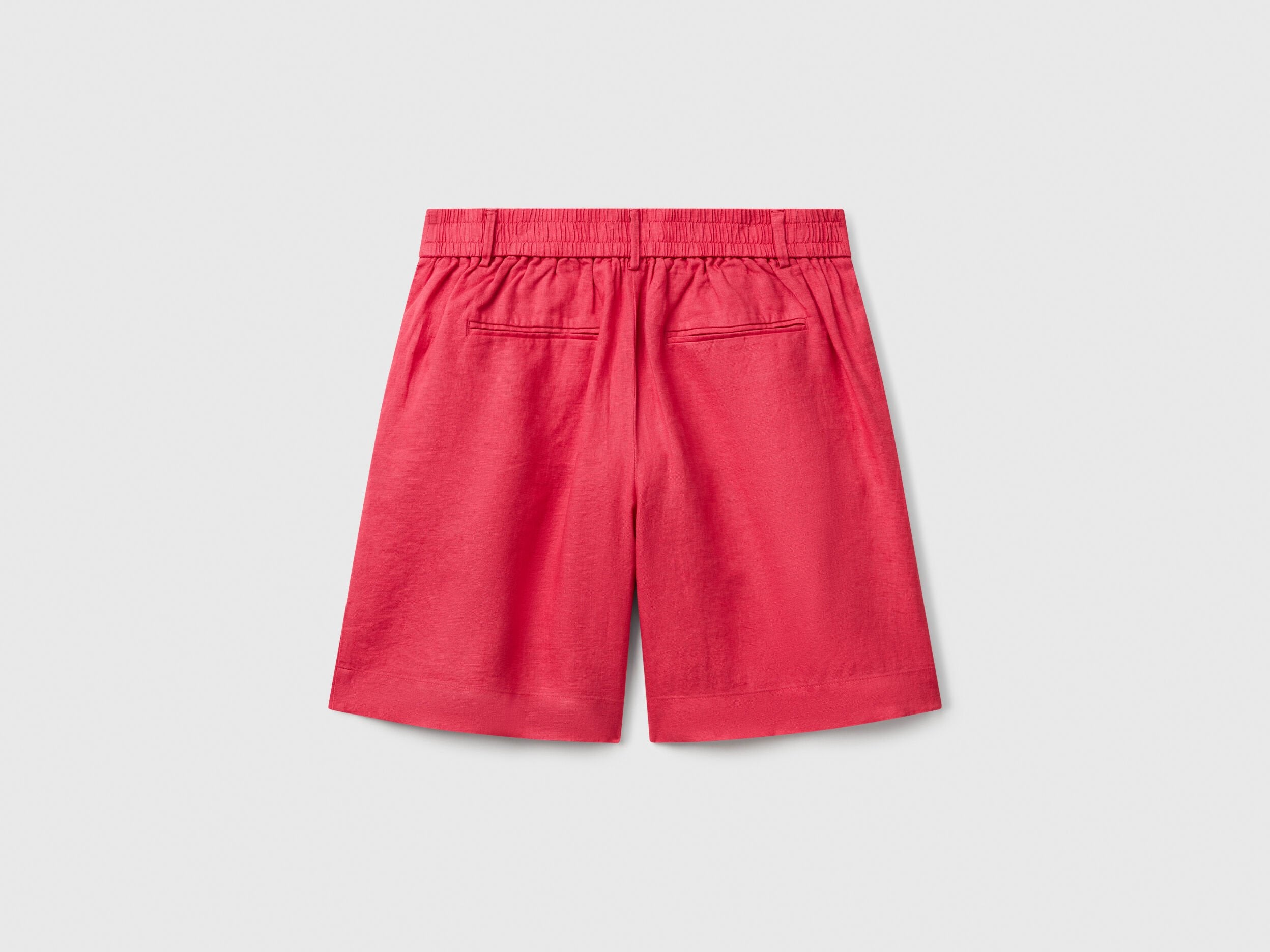 Benetton_100% Linen Bermudas_4AGHD901V_12E_05