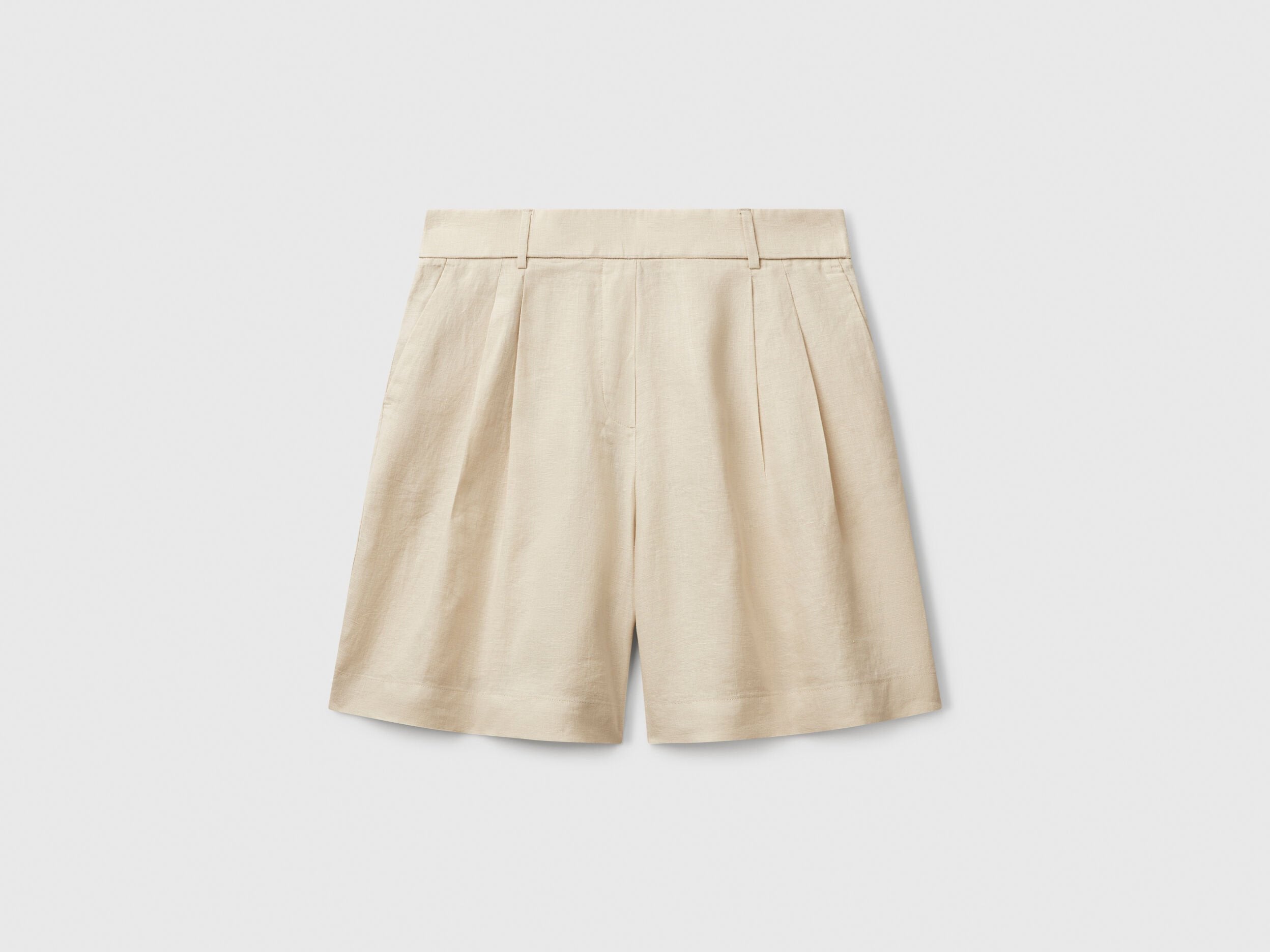 Benetton_100% Linen Bermudas_4AGHD901V_152_04