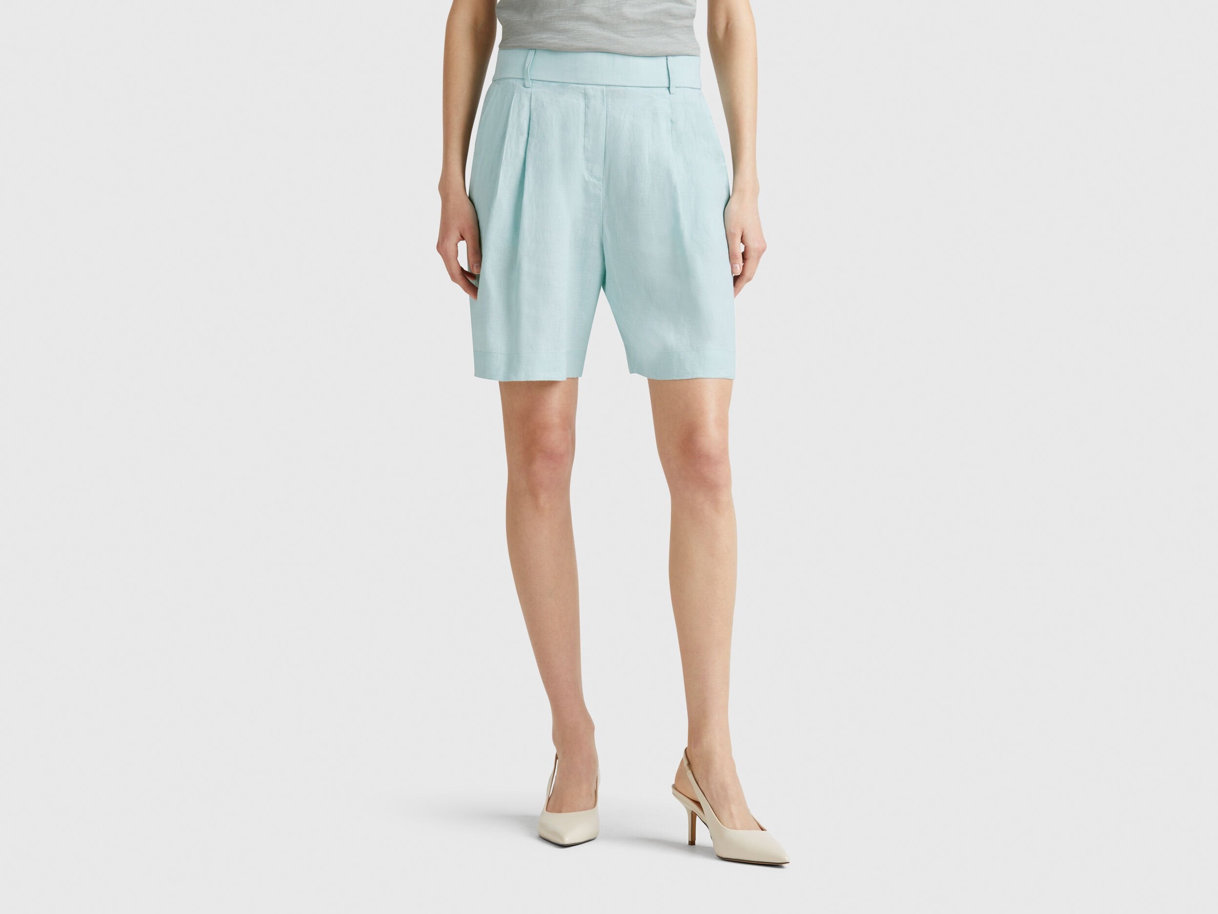 Benetton_100% Linen Bermudas_4AGHD901V_17H_02