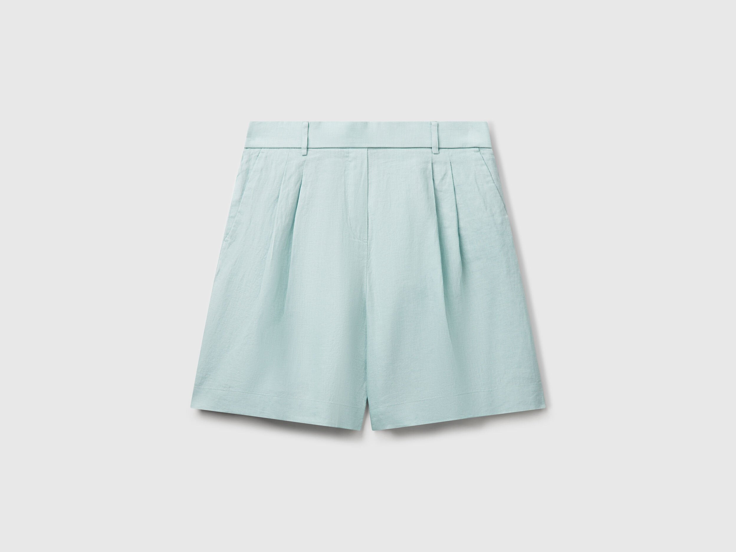 Benetton_100% Linen Bermudas_4AGHD901V_17H_04