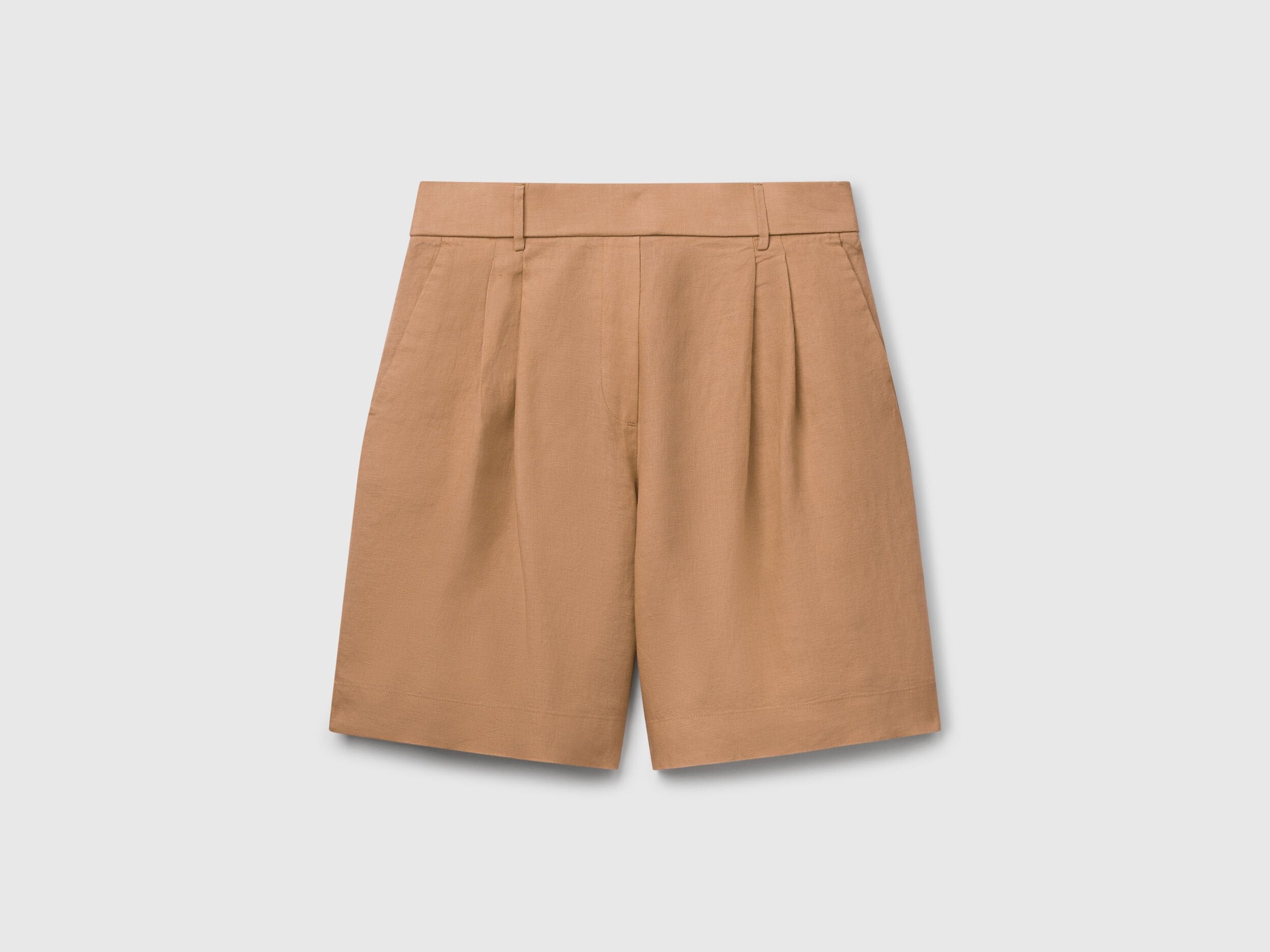 Benetton_100% Linen Bermudas_4AGHD901V_193_04