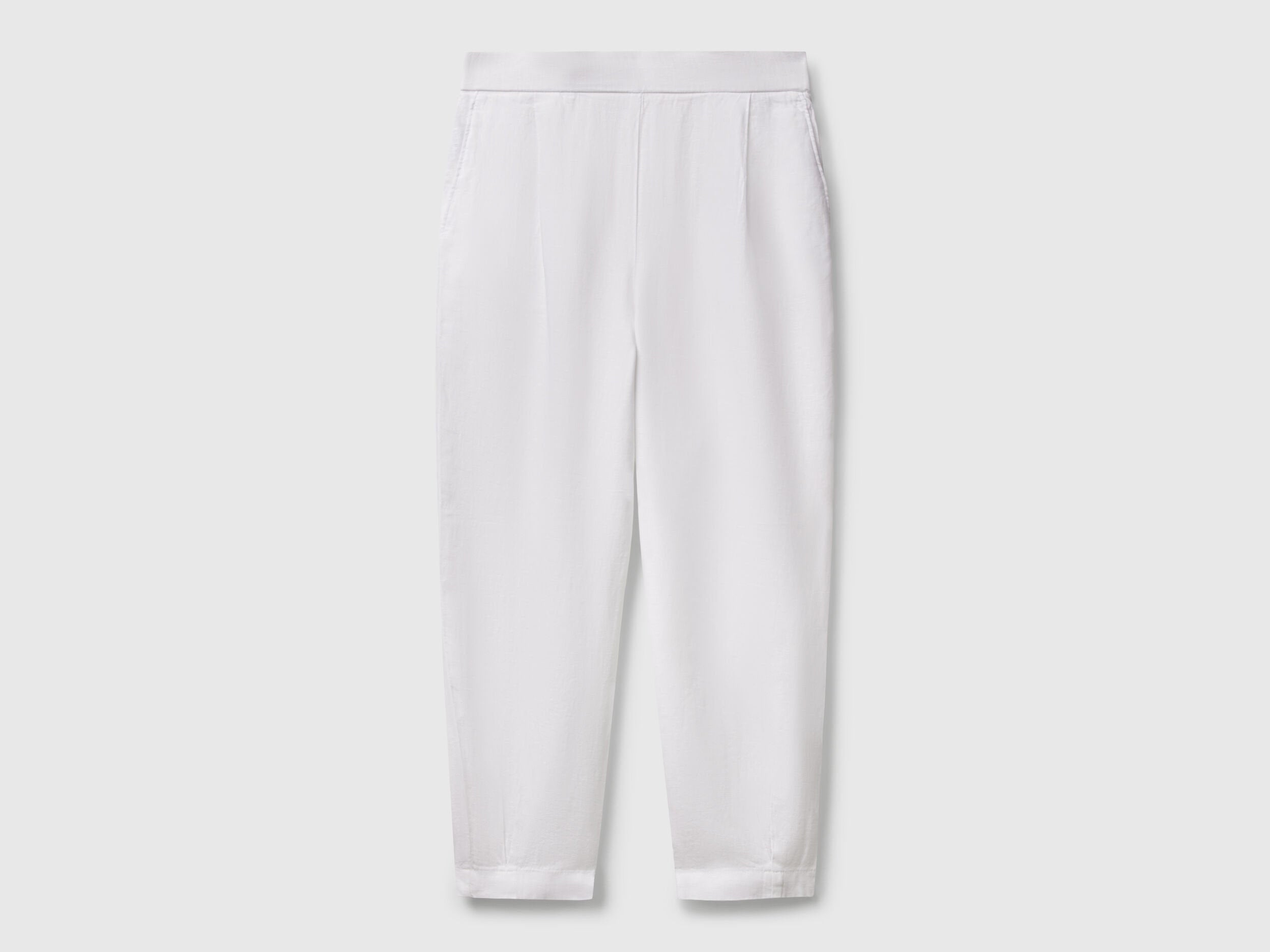 Benetton_Soft Trousers in Pure Linen_4AGHDF08L_101_04