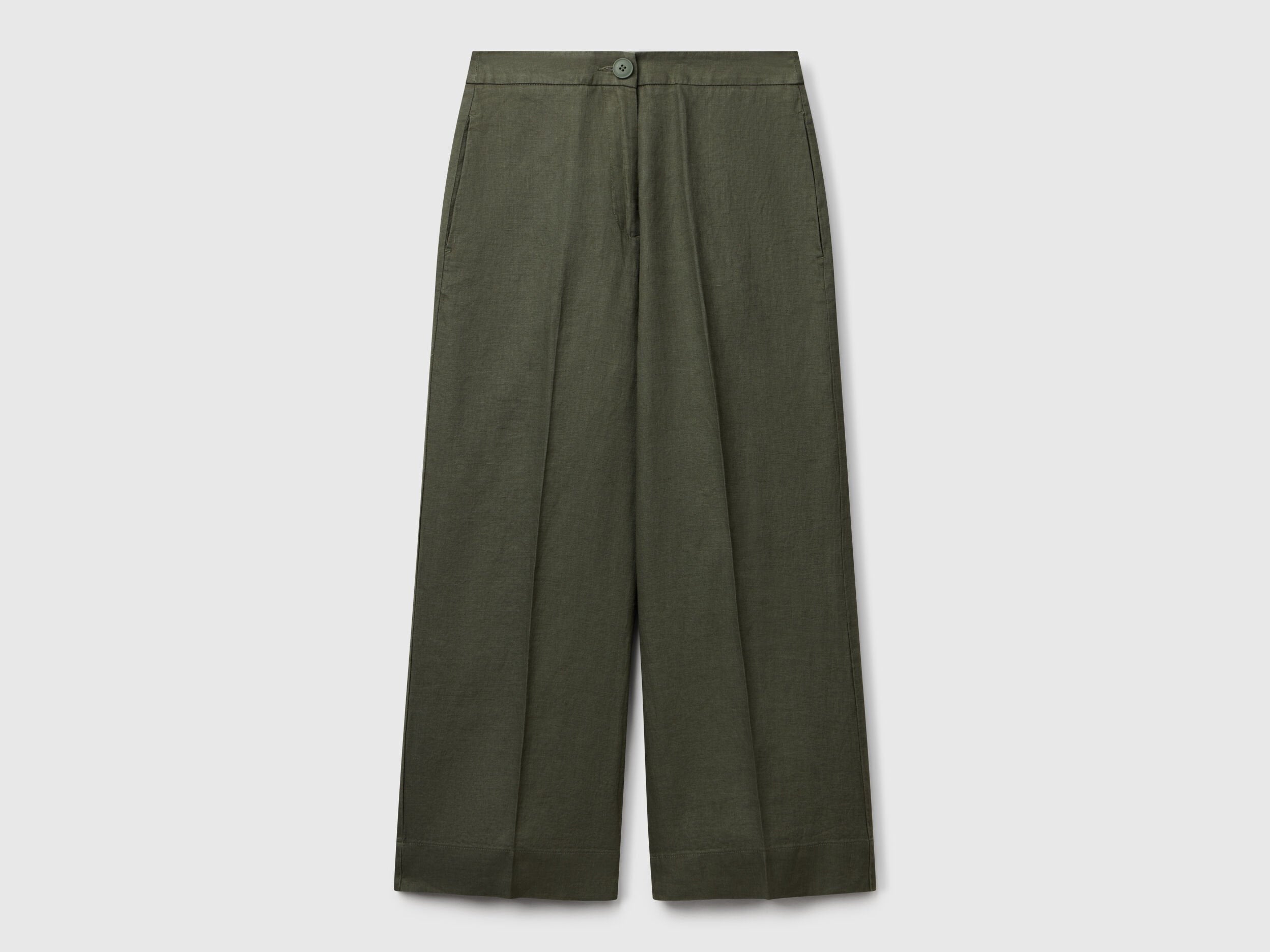 Benetton_Cropped Sweatpants in Pure Linen_4AGHDF08M_20W_04