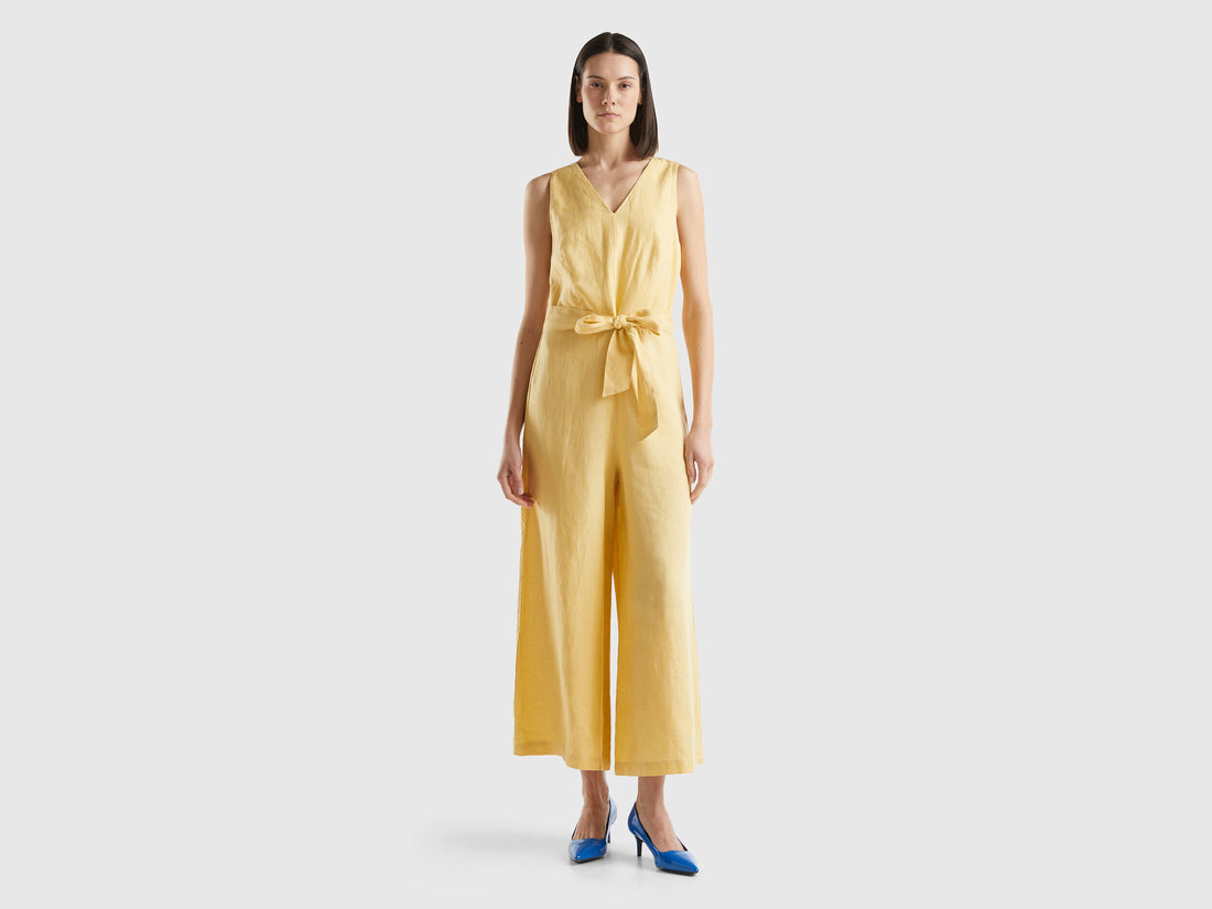Jumpsuit In Pure Linen_4Aghdt009_3Z6_01