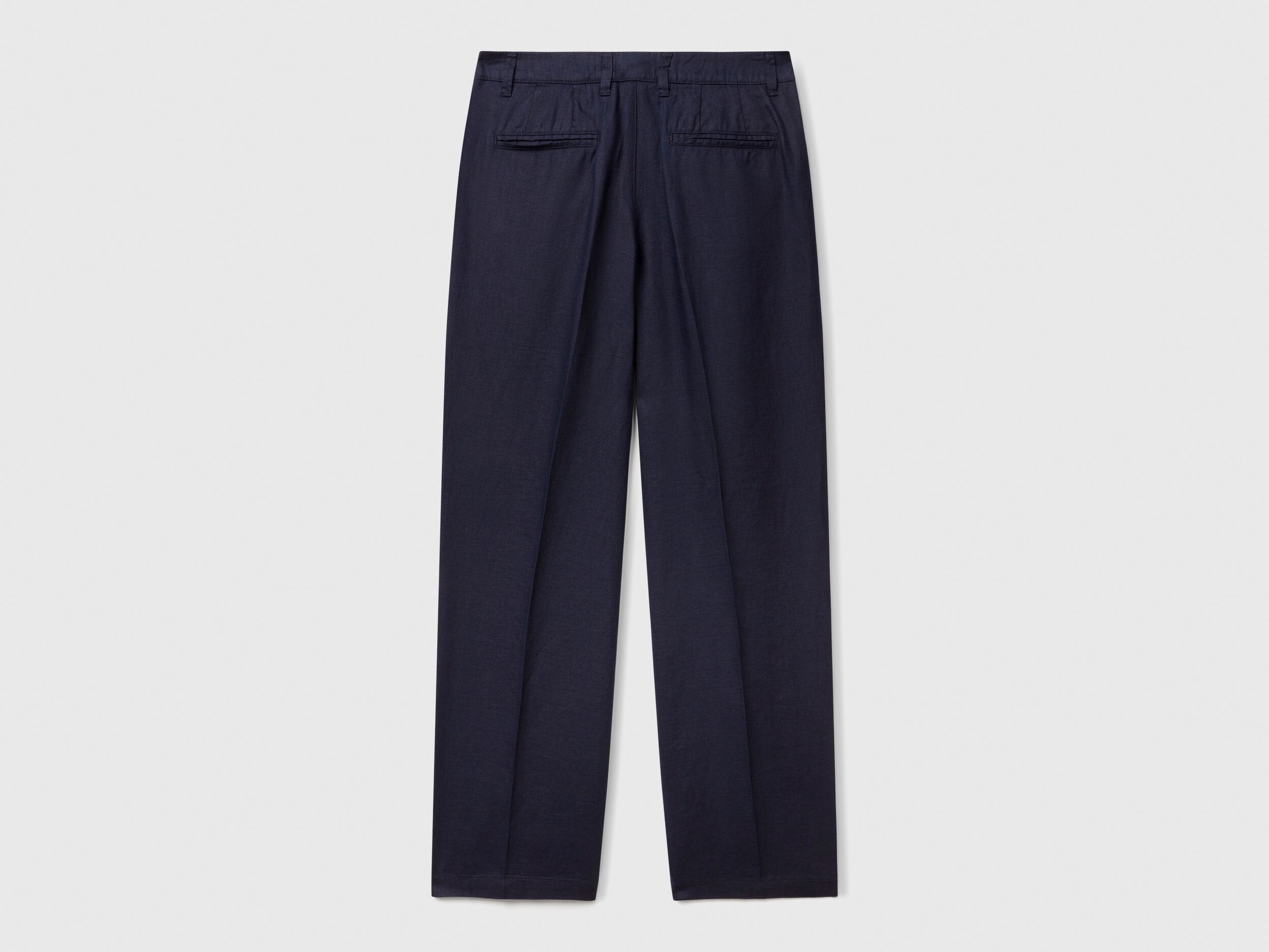 Benetton_Wide Chinos in Pure Linen_4AGHUF05A_016_05