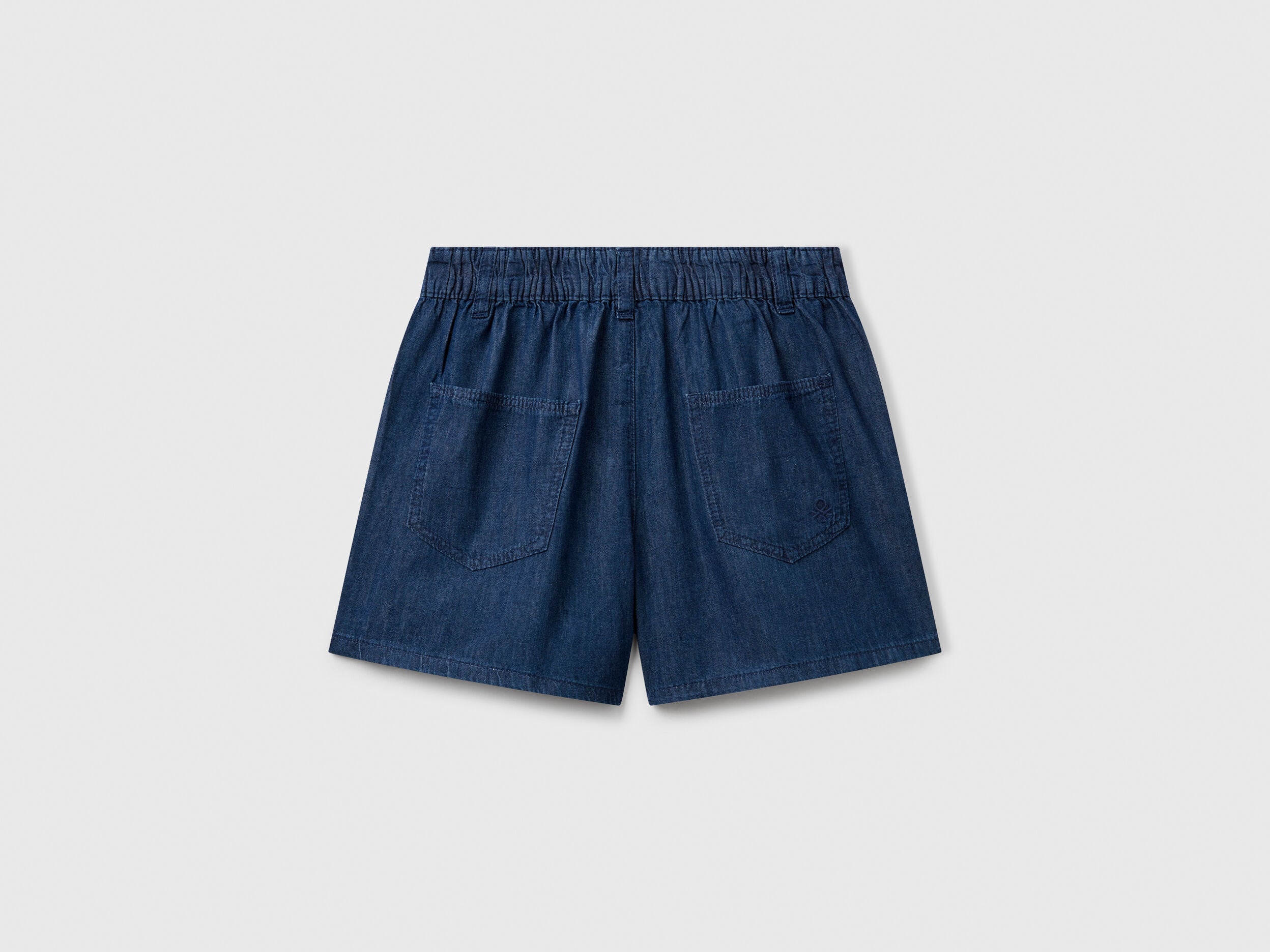 Benetton_Bermudas in Chambray_4DHJC903T_901_02