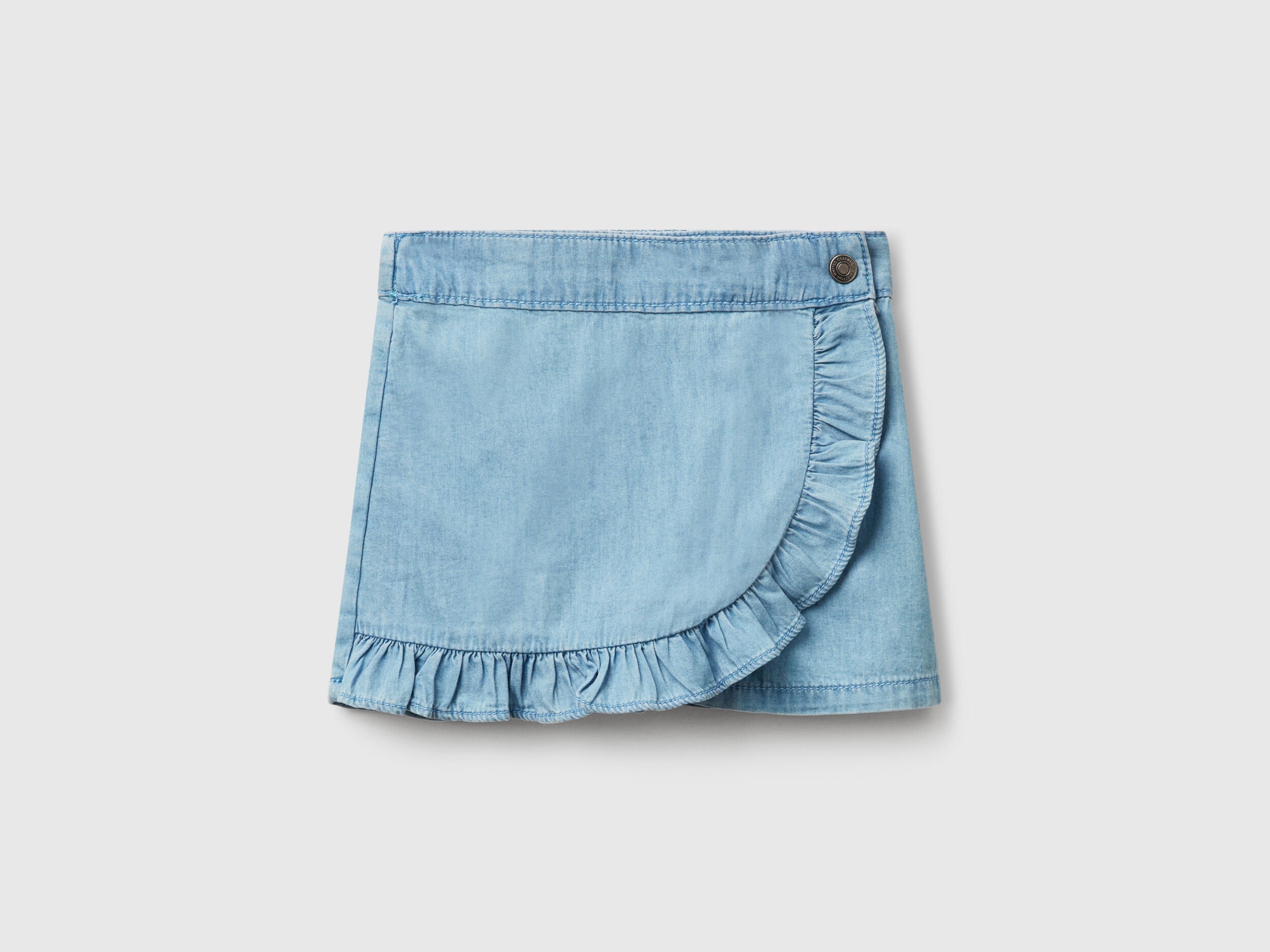 Benetton_Chambray Culottes_4DHJG902Z_901_01