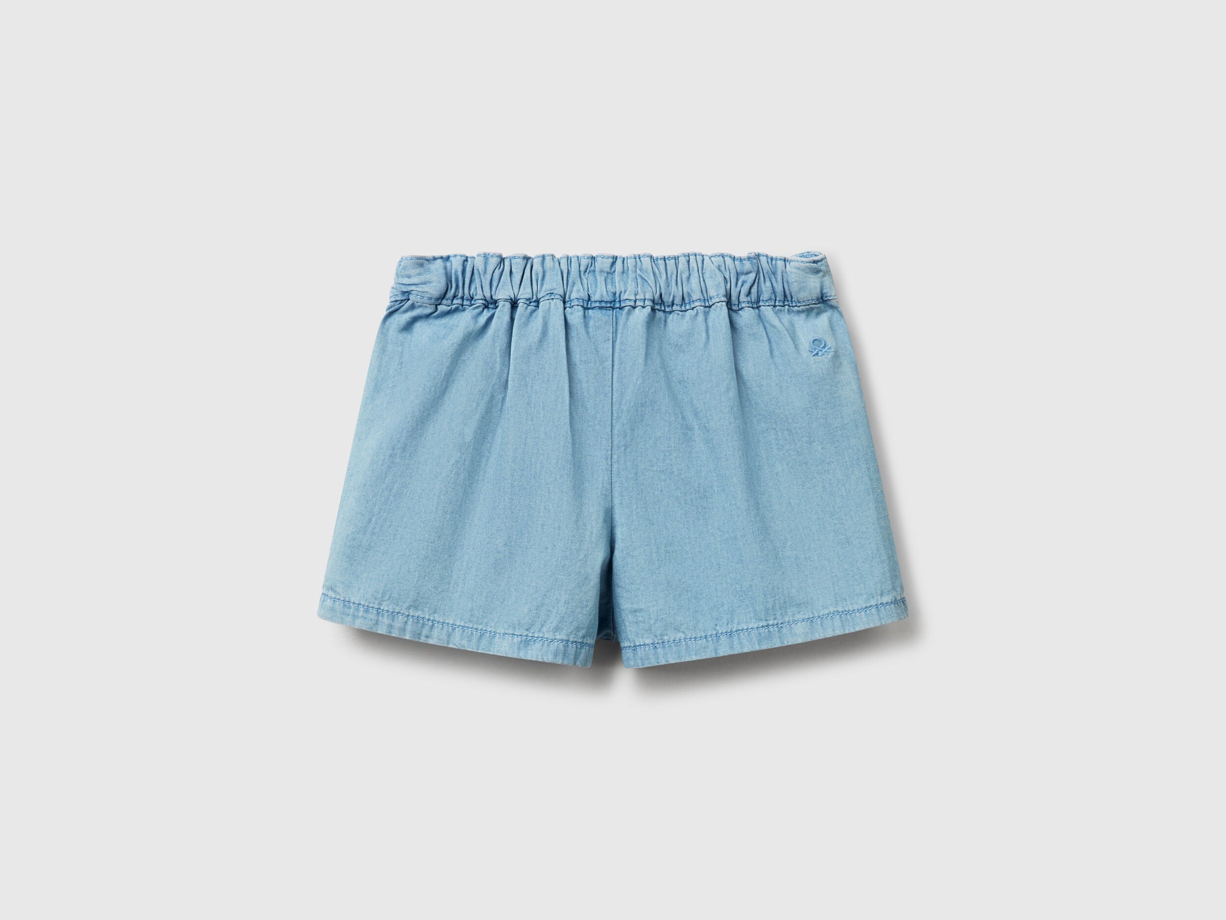 Benetton_Chambray Culottes_4DHJG902Z_901_02