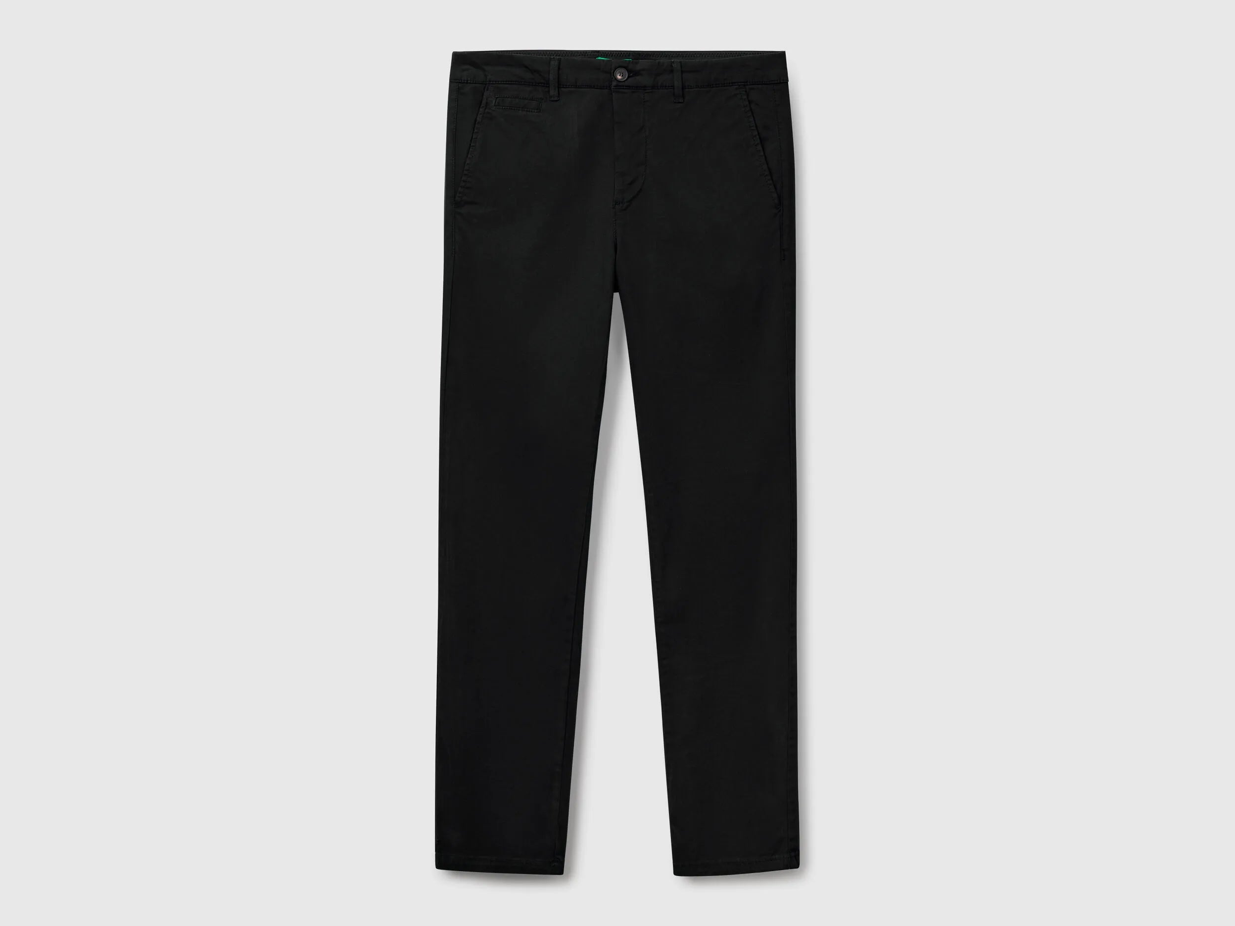 Benetton_Black_Black Slim Fit Chino_4DKH55I18_100_04