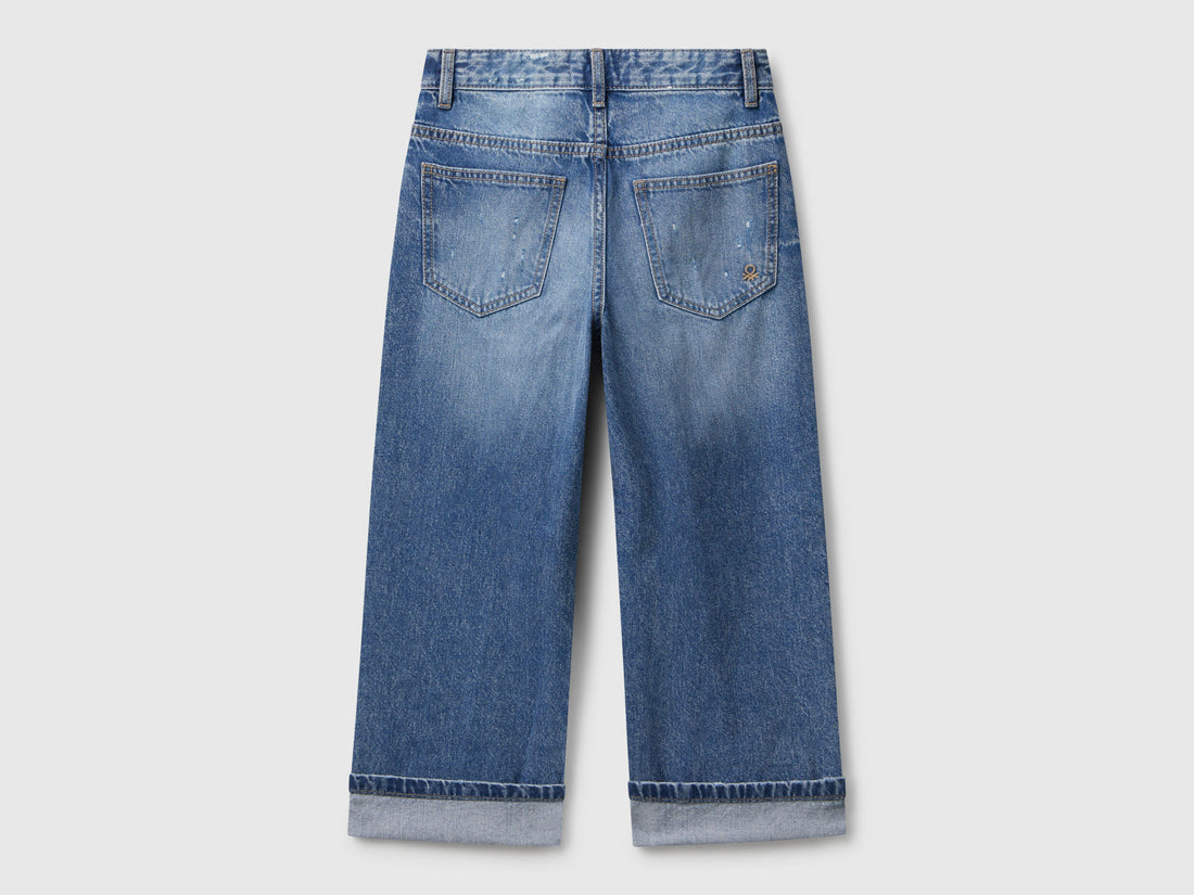Benetton_Blue_Straight Jeans with Cuffs_4DW2CE04J_901_02