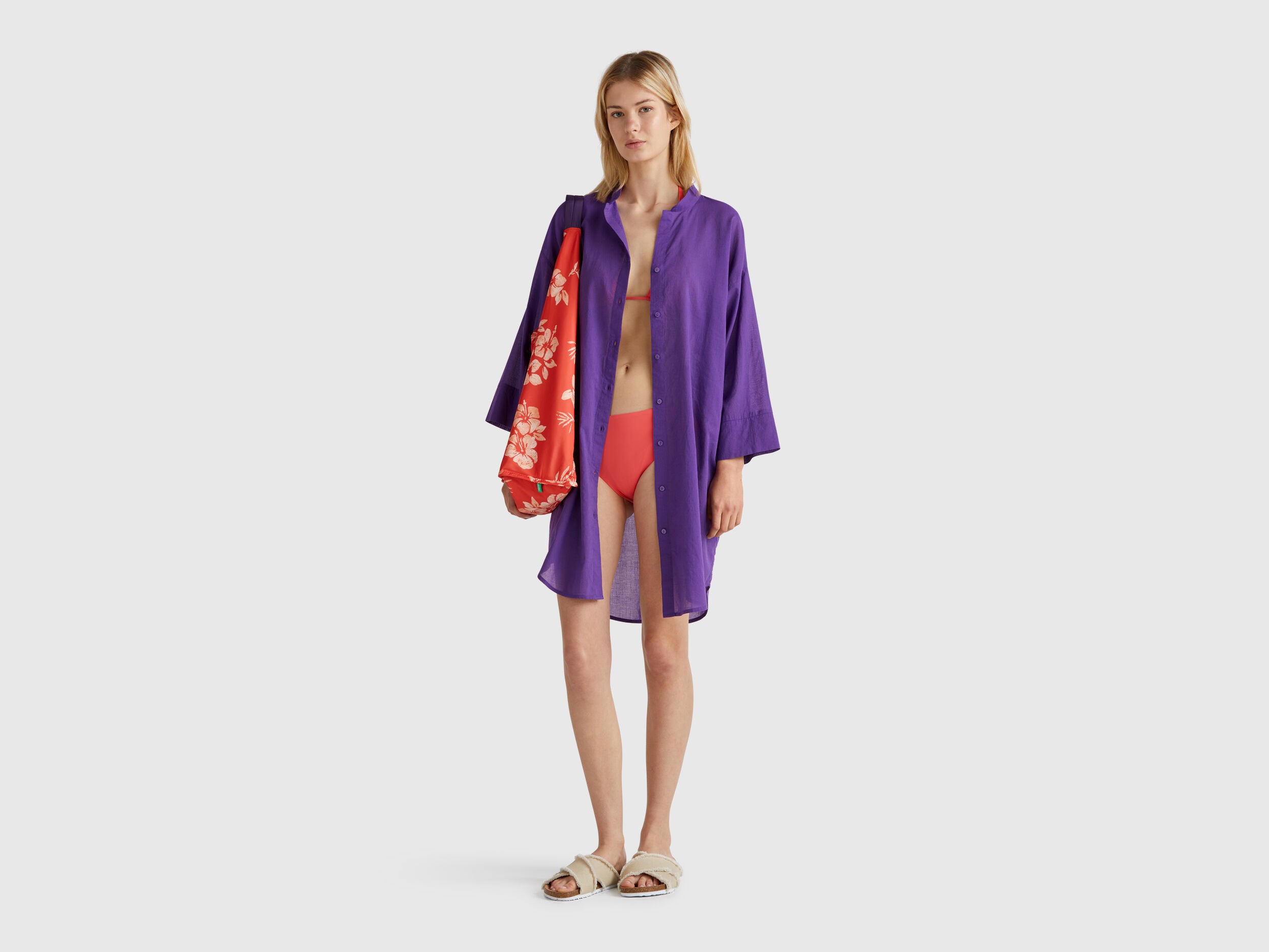 Benetton_Satin Shirt Dress_4DW35V02K_3K9_01