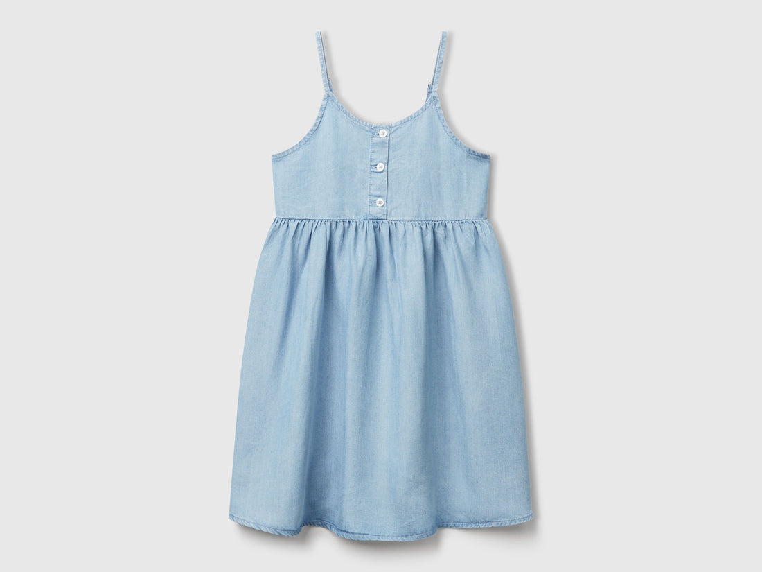 Benetton_Chambray Dress_4FFKCV03J_901_01