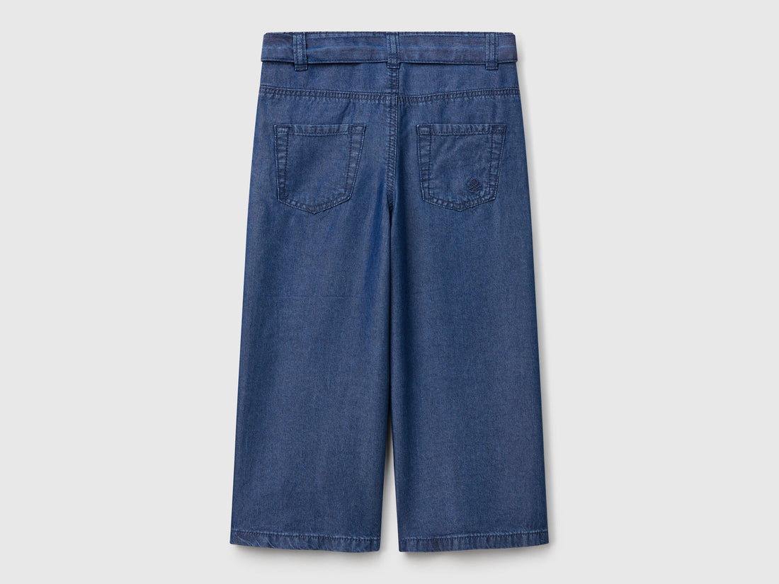 Benetton_Wide Fit Trousers with Belt_4FFKGE02E_901_02