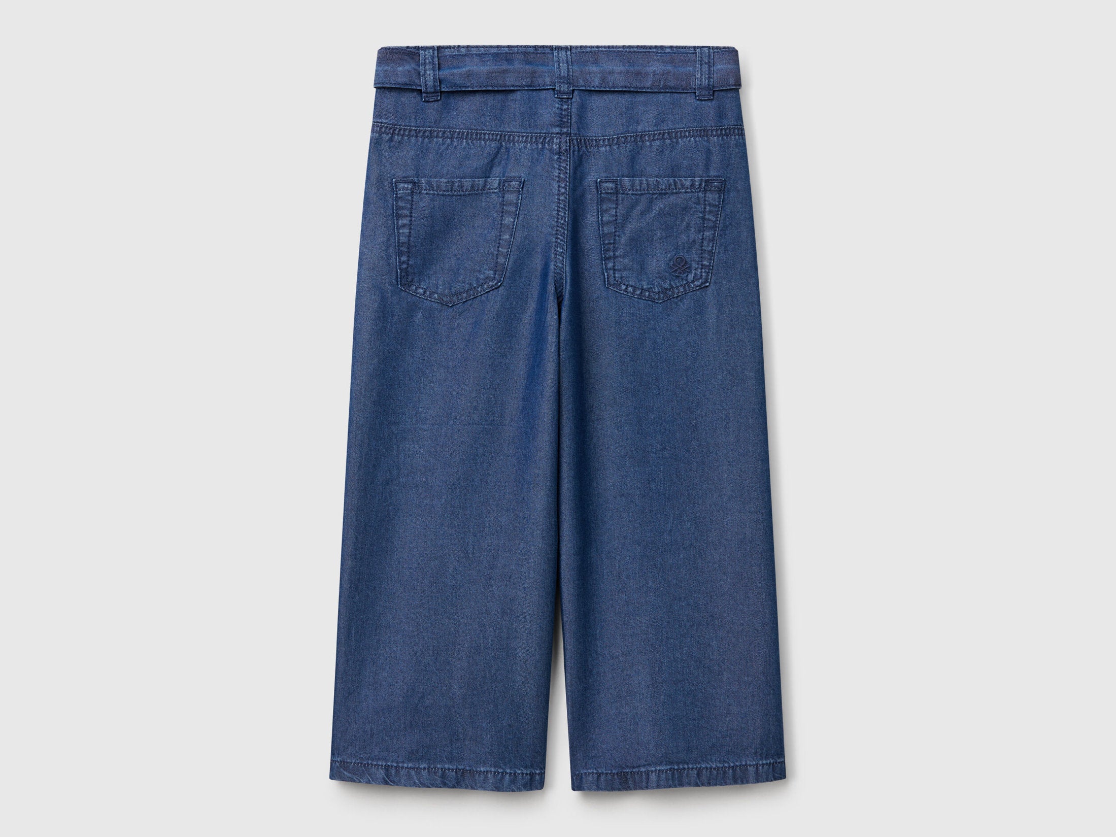 Benetton_Wide Fit Trousers with Belt_4FFKGE02E_901_02