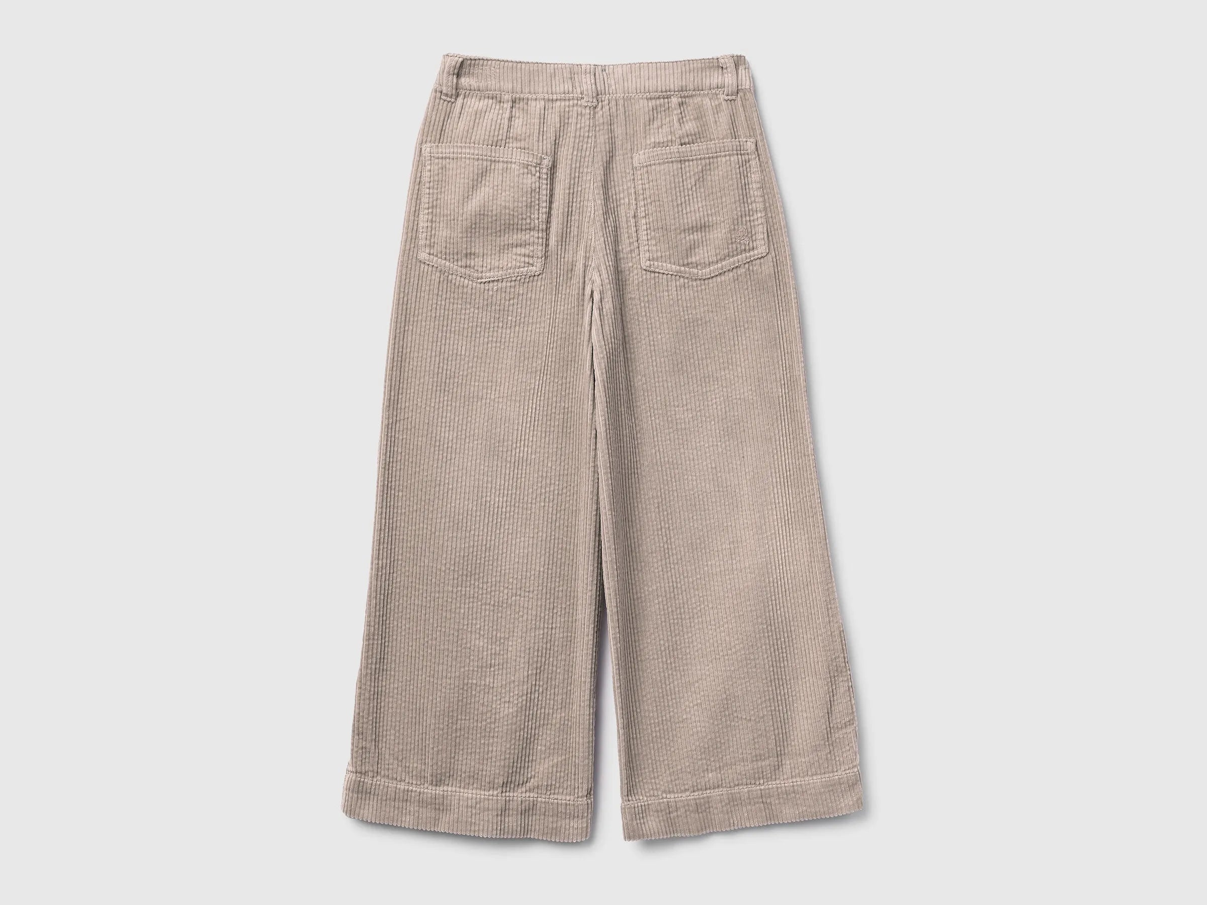 Benetton_Beige_Wide Fit Corduroy Trousers_4IZWCF05A_18R_02