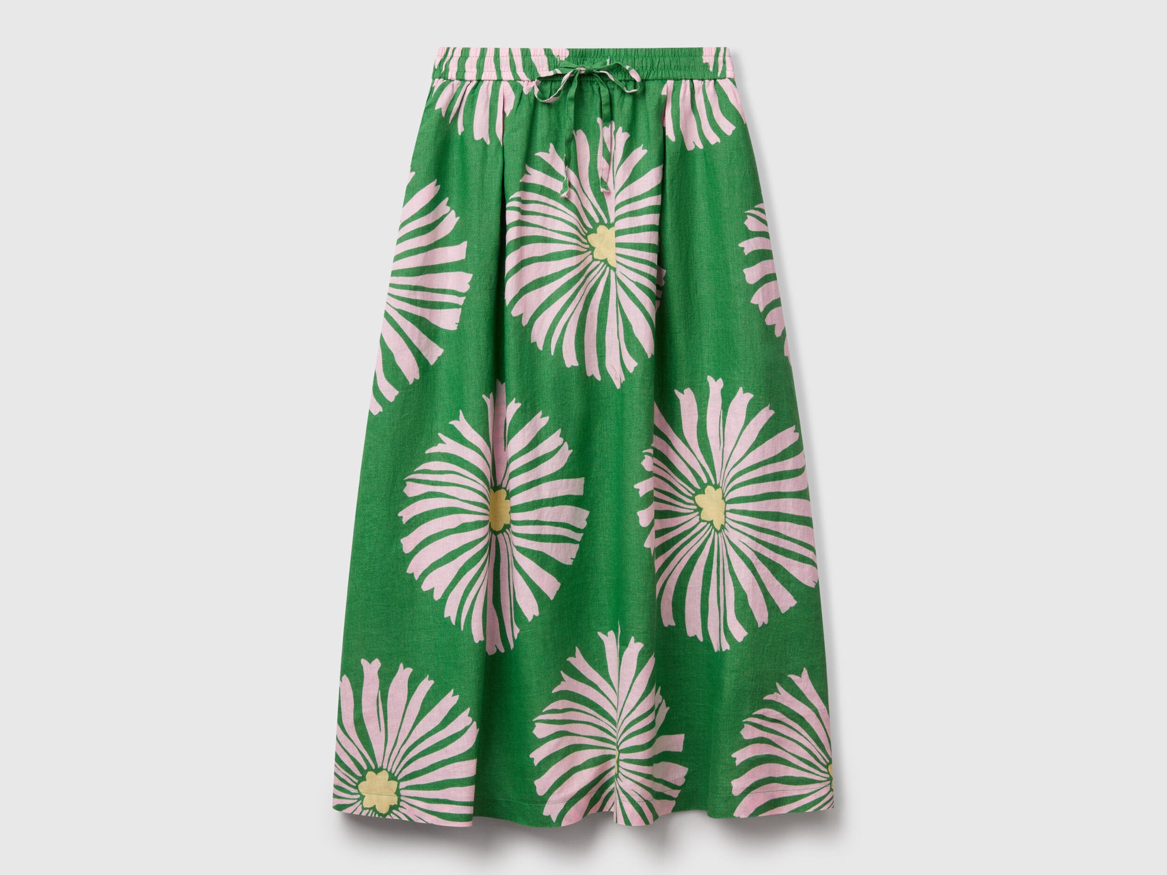 Benetton_Midi Skirt with Floral Print_4KPRD004T_69W_04