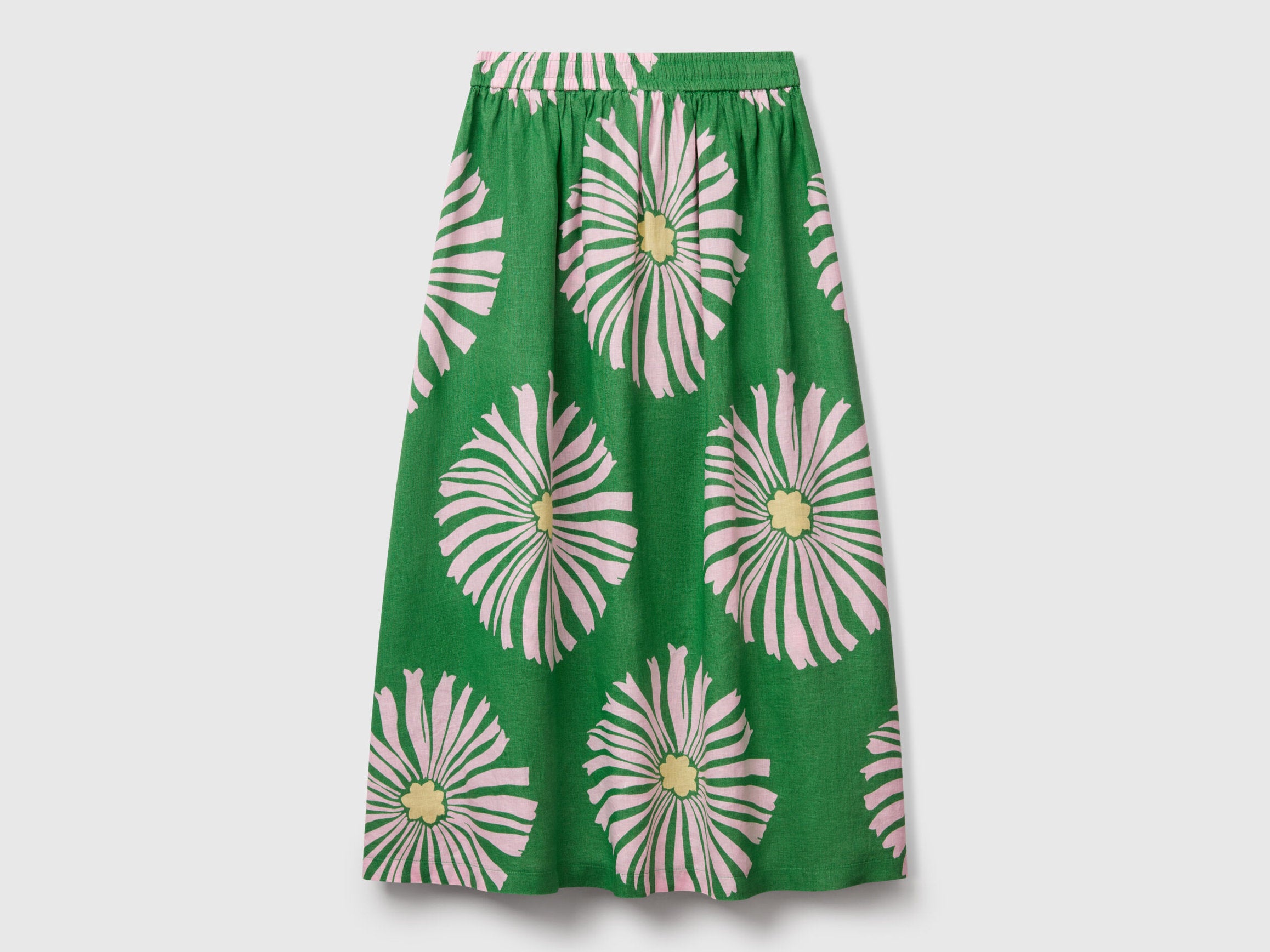 Benetton_Midi Skirt with Floral Print_4KPRD004T_69W_05