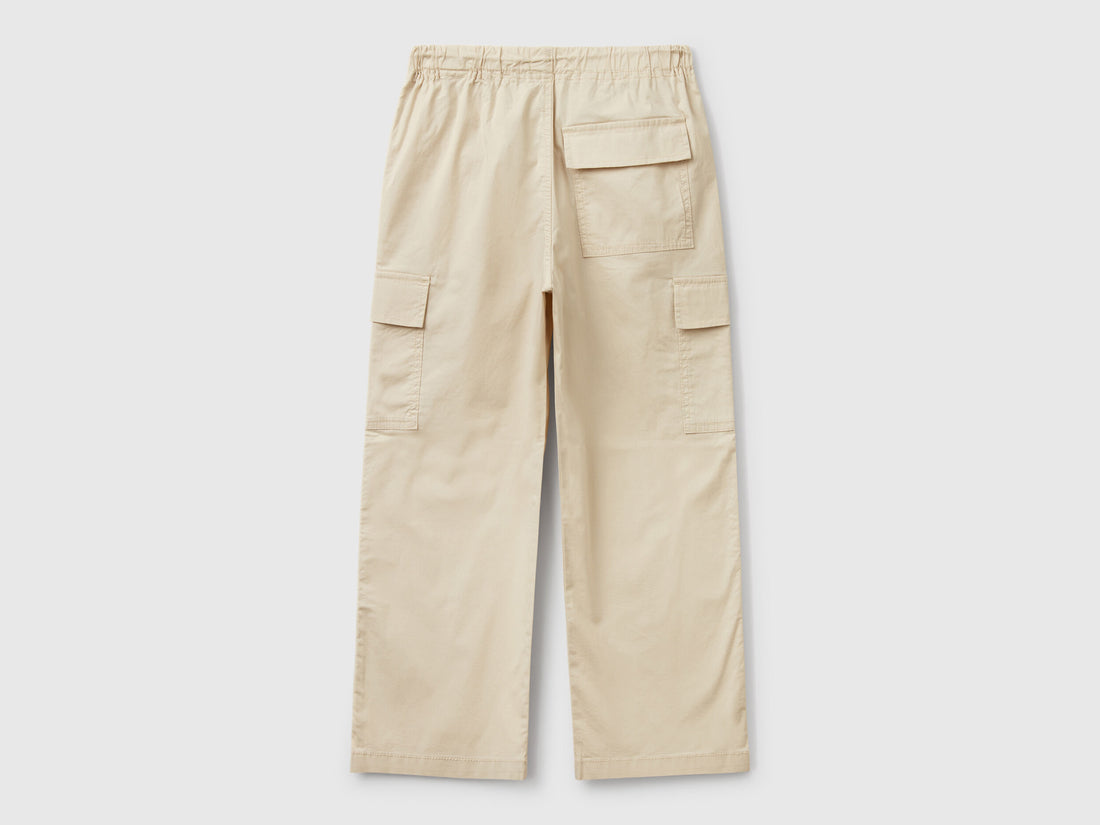 Benetton_Parachute Trousers in Stretch Cotton_4L2VCF04I_152_02