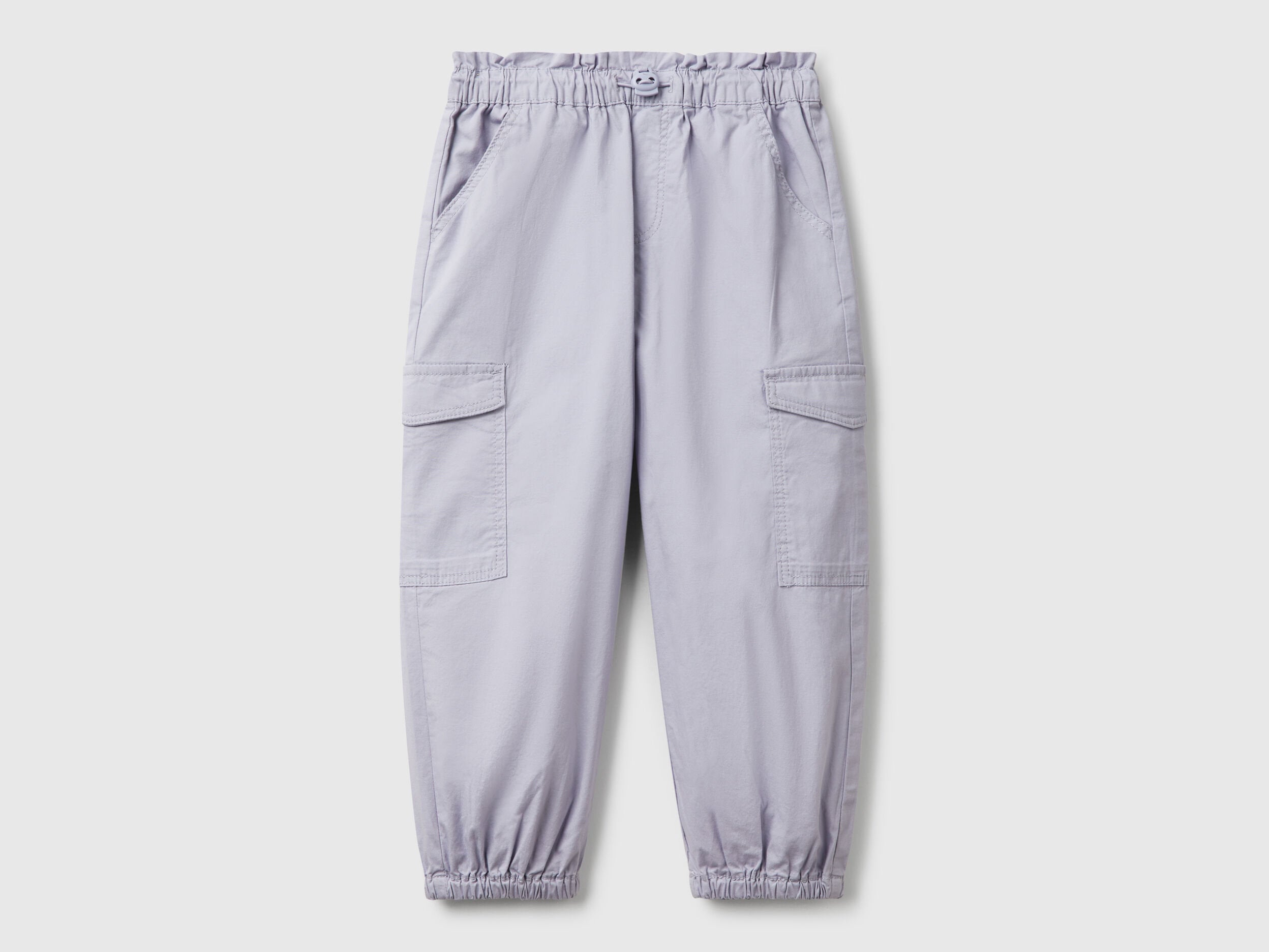 Benetton_Stretch Cotton Cargo Trousers_4L2VGF028_2M2_01