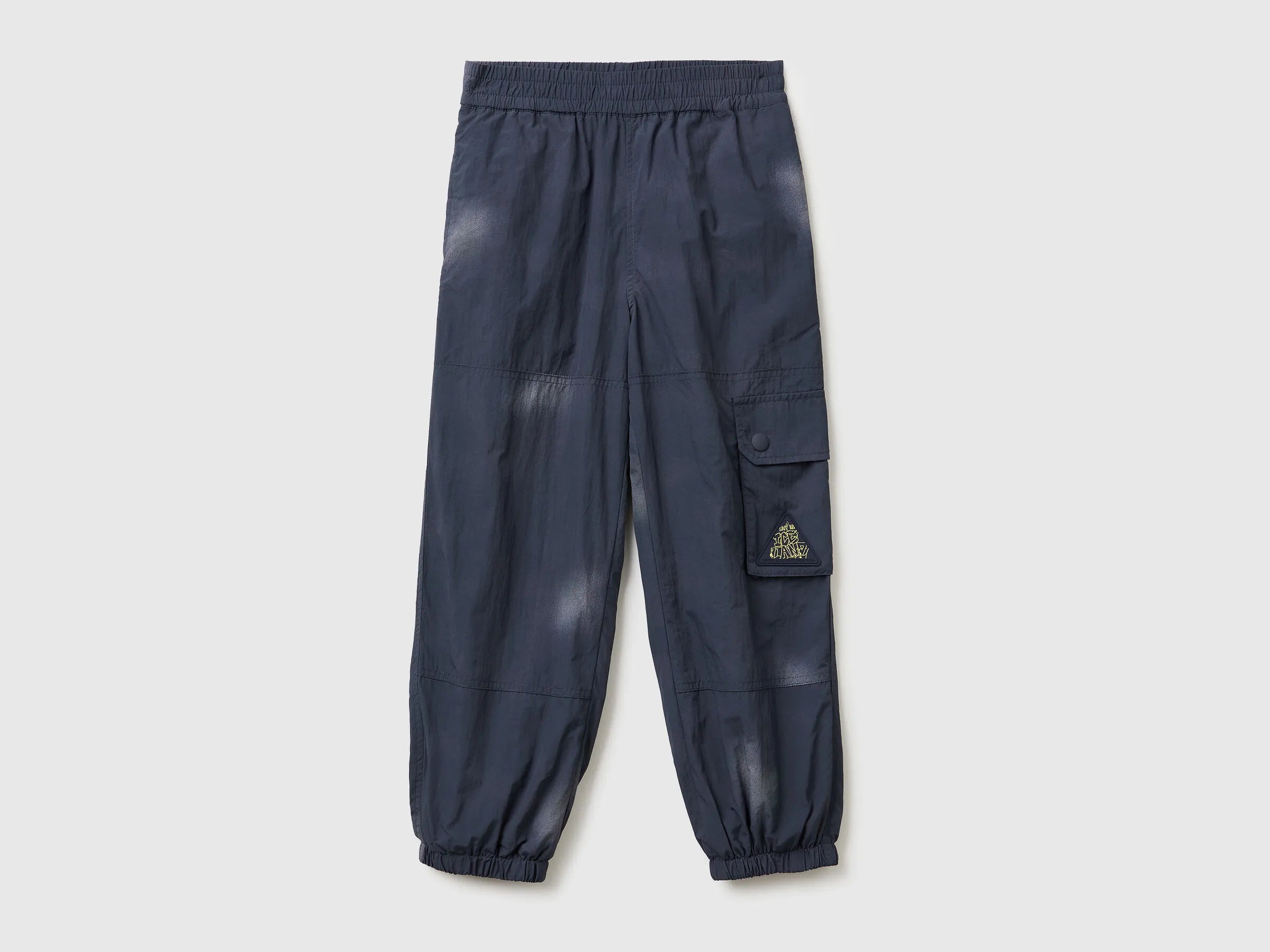 Benetton_Air Force Blue_Nylon Joggers_4OFDCF059_68A_01