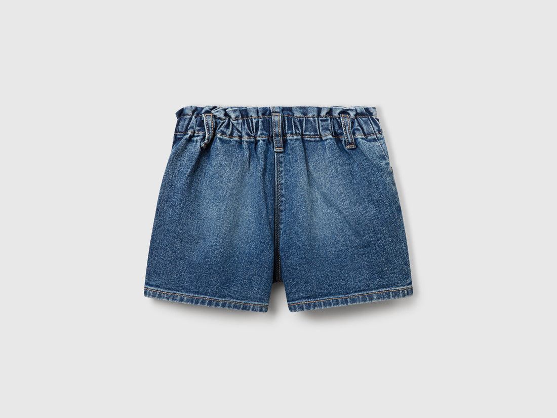 Benetton_Paperbag Jeans Shorts_4PORG902H_901_02
