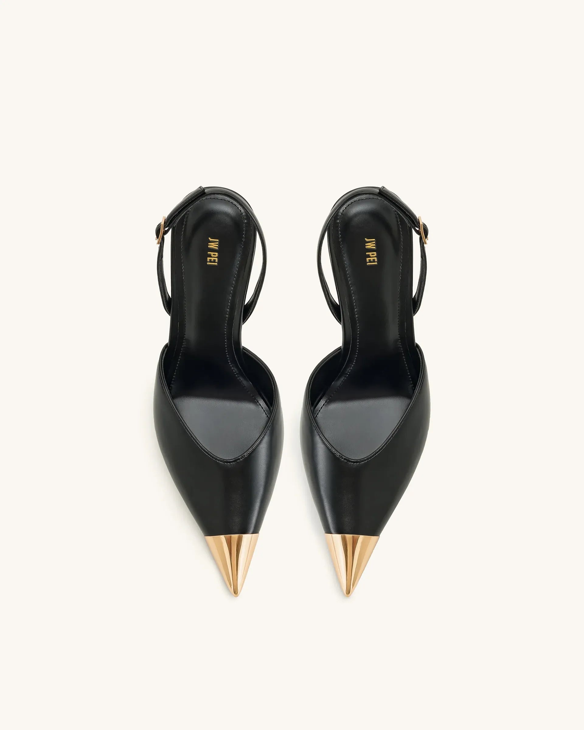 JW PEI_Black_Savannah Gold Tipped Slingback Pumps_4PS120-1_Black_02