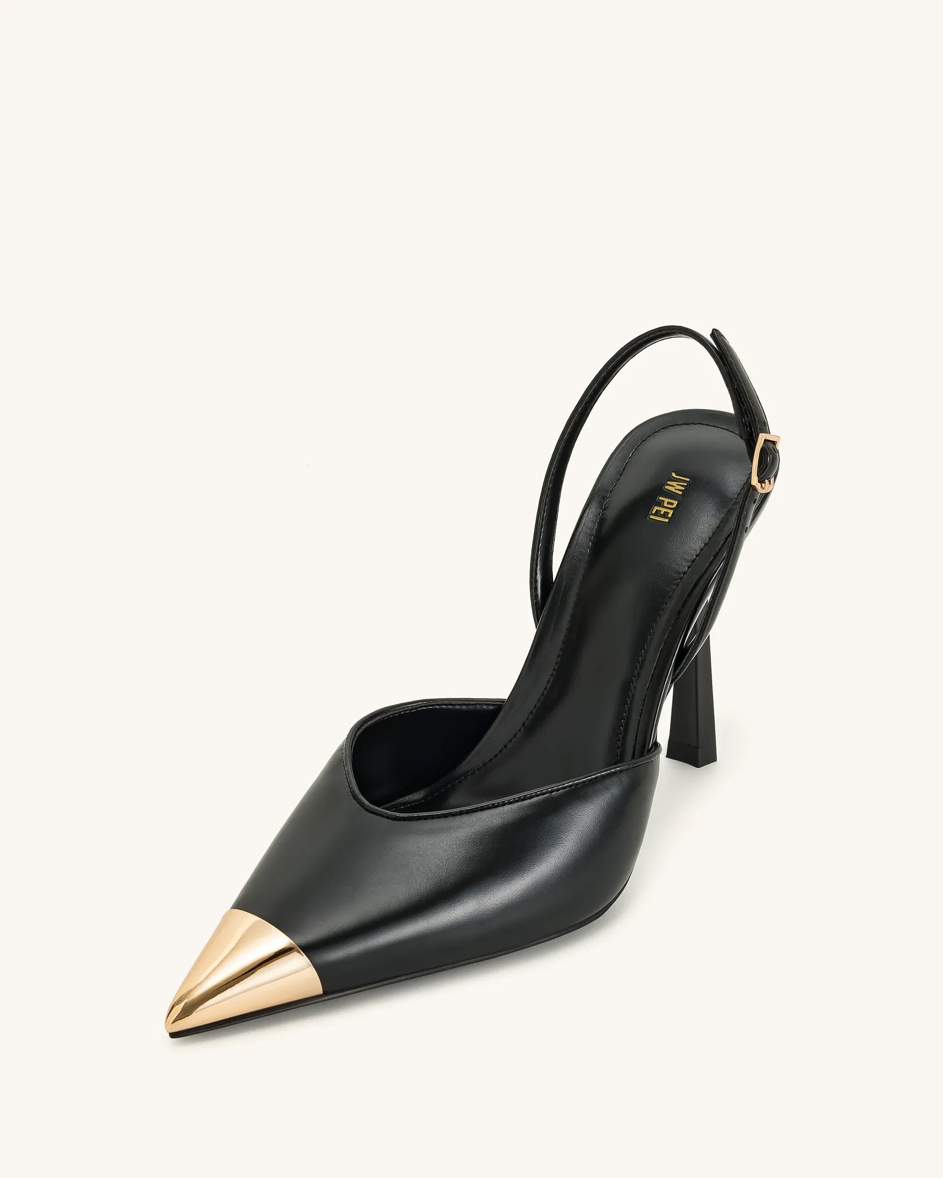JW PEI_Black_Savannah Gold Tipped Slingback Pumps_4PS120-1_Black_06