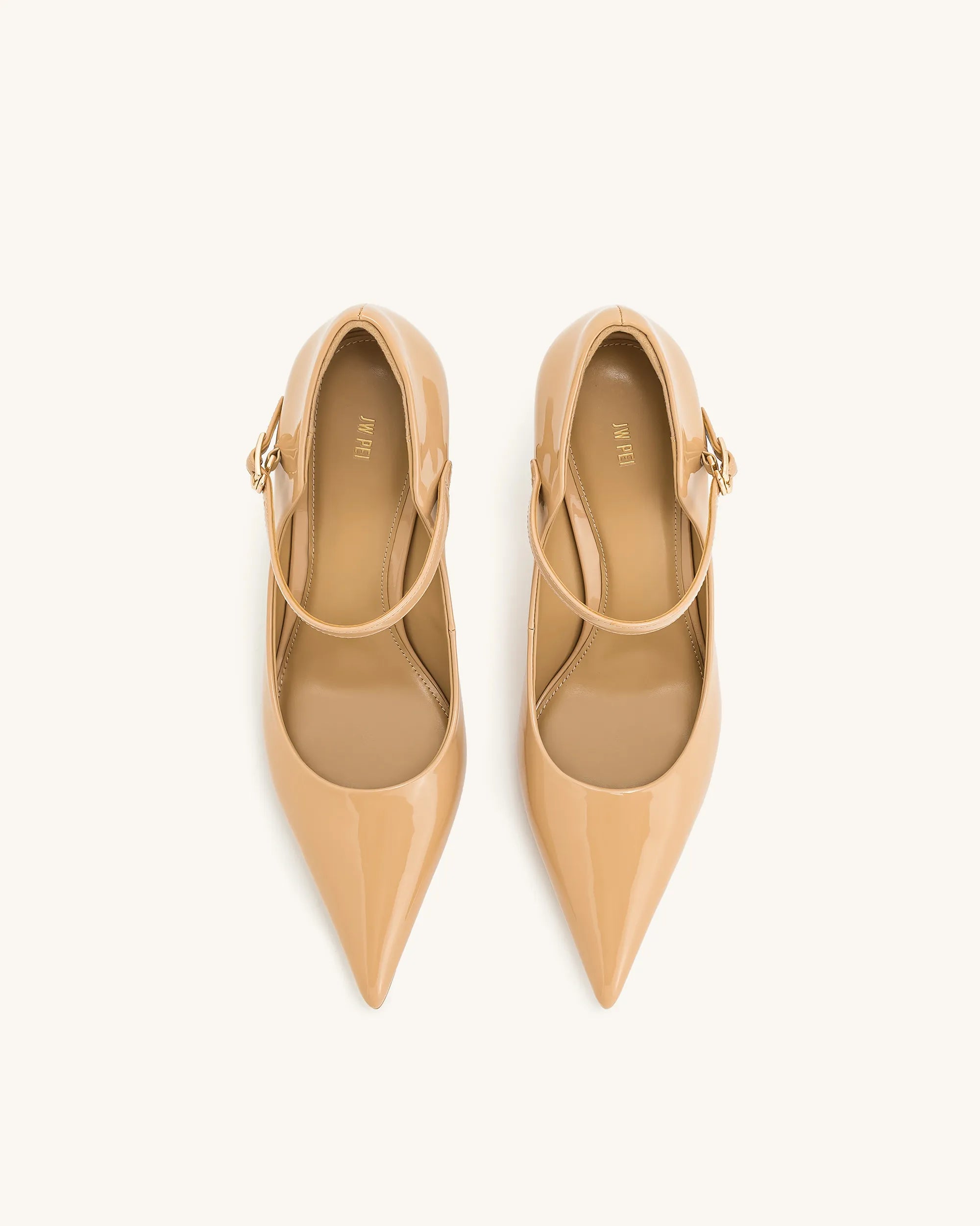 JW PEI_Apricot_Thalina Patent Leather Pumps_4PS87-3_Apricot_01