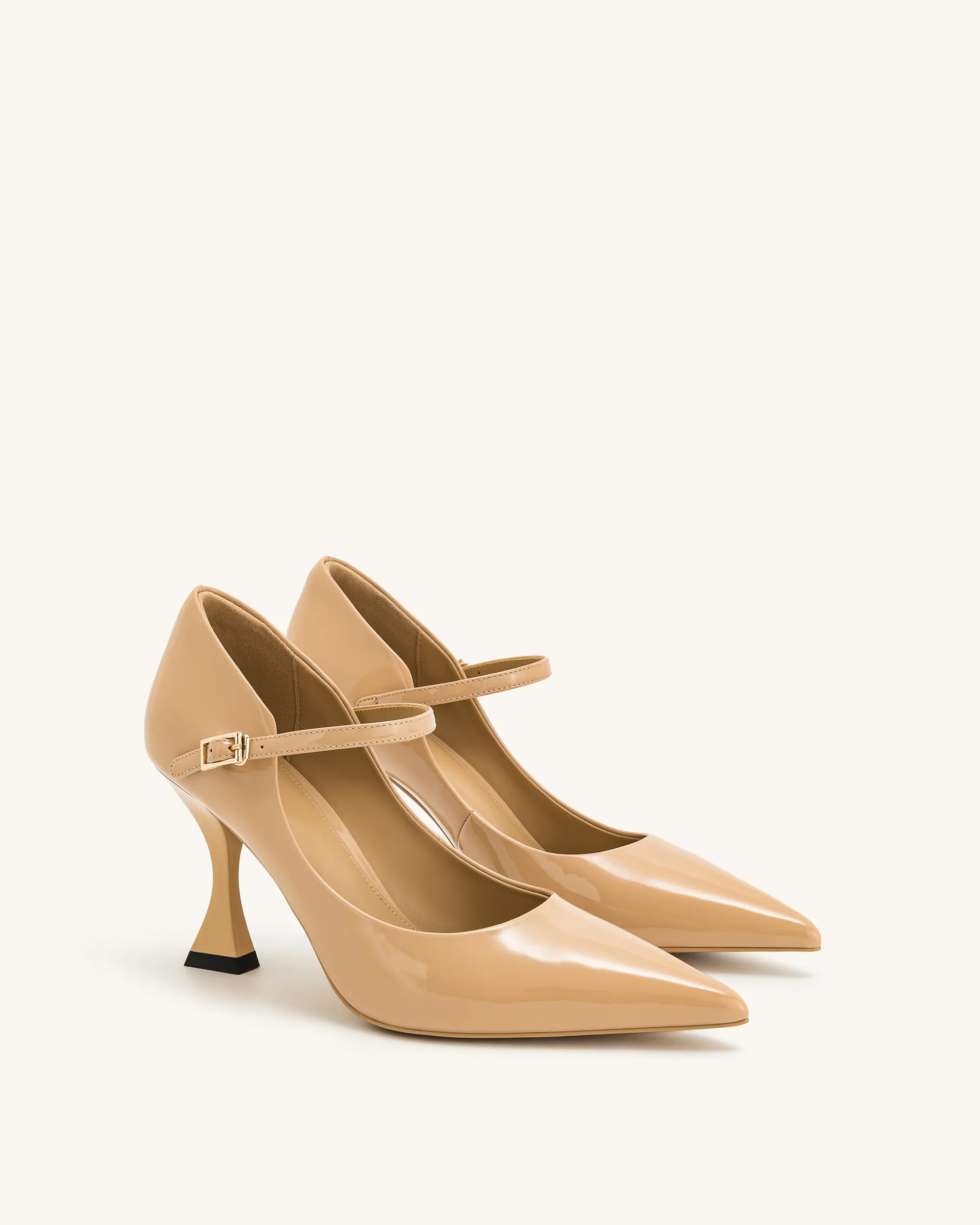 JW PEI_Apricot_Thalina Patent Leather Pumps_4PS87-3_Apricot_05